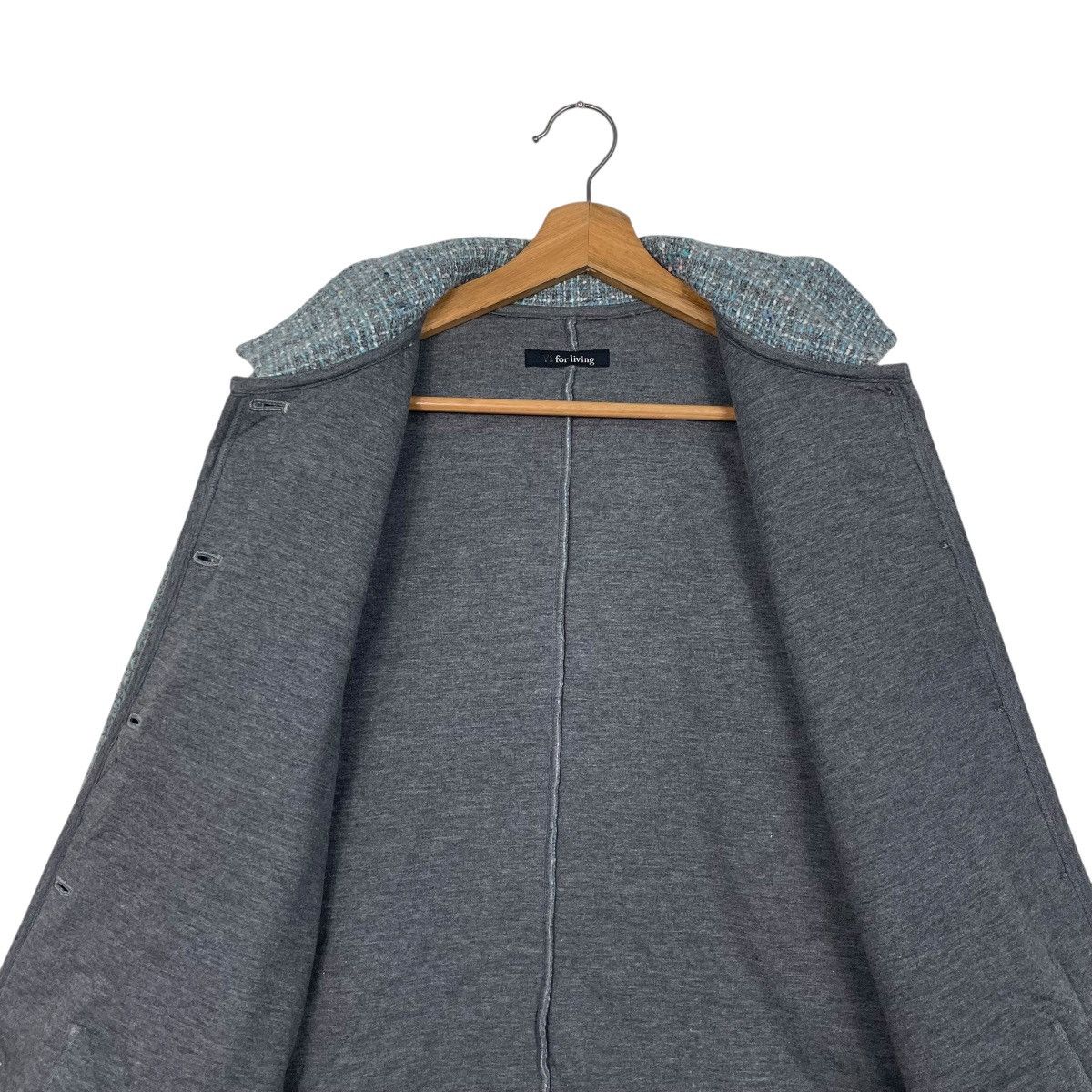 Yohji Yamamoto Yohji Yamamoto Y’s For Living Tweed Wool Jacket Size M / US 6-8 / IT 42-44 - 12 Thumbnail