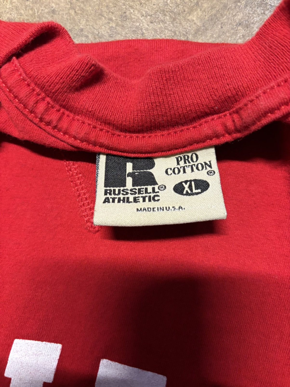 Russell Athletic × Vintage 90’s Russell Tee Size US XL / EU 56 / 4 - 4 Thumbnail