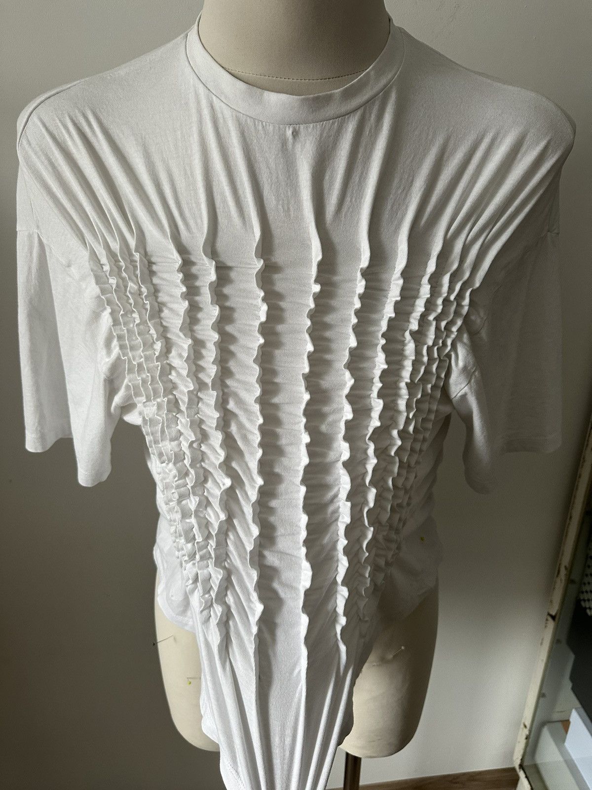 Other Ballet core tee y2k 🎀 ruffled smocked ruched t-shirt pleated Size S / US 4 / IT 40 - 2 Thumbnail