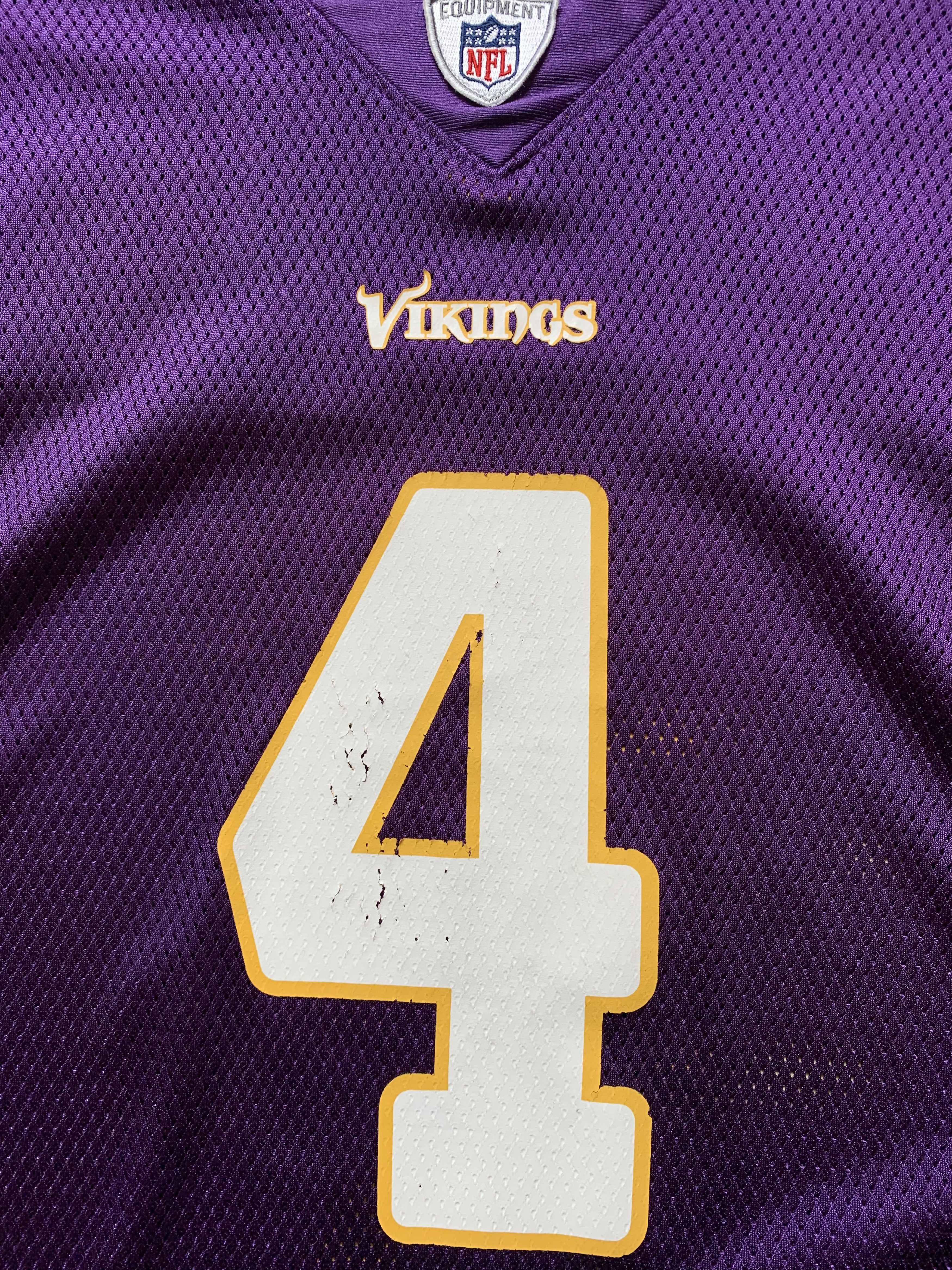 NFL × Reebok × Vintage Reebok NFL Minnesota Vikings Brett Favre #4 Jersey Size US M / EU 48-50 / 2 - 6 Thumbnail