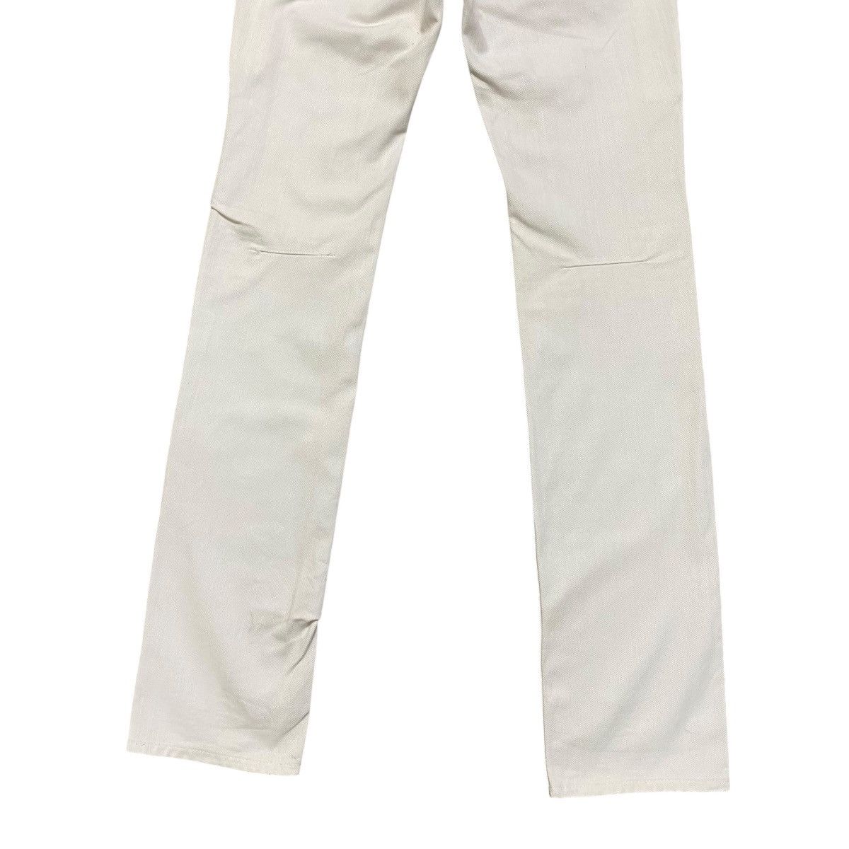 Yohji Yamamoto A.A.R Against All Risks White Denim Zipper Jeans Size US 29 - 12 Thumbnail