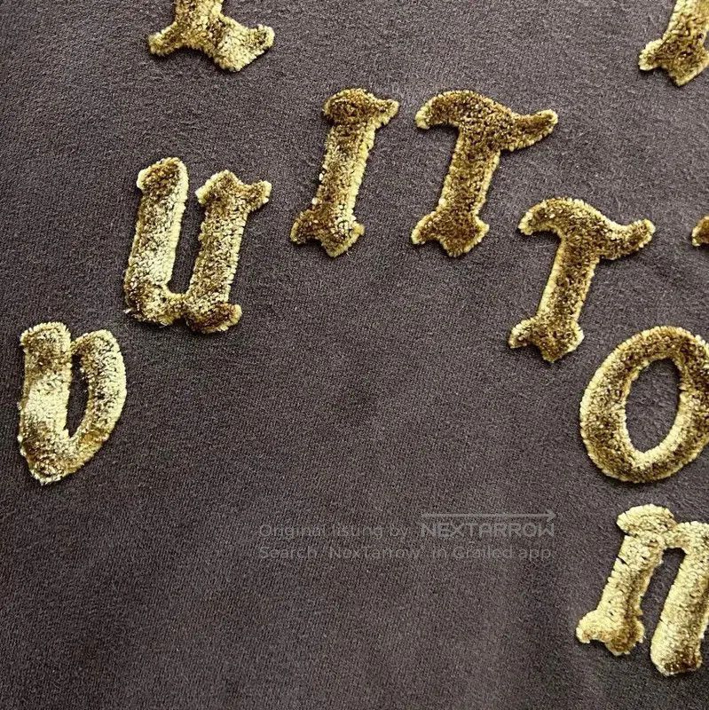 Louis Vuitton Louis Vuitton Brown Logo Cotton Long Sleeve Sweatshirt . Size US S / EU 44-46 / 1 - 2 Thumbnail