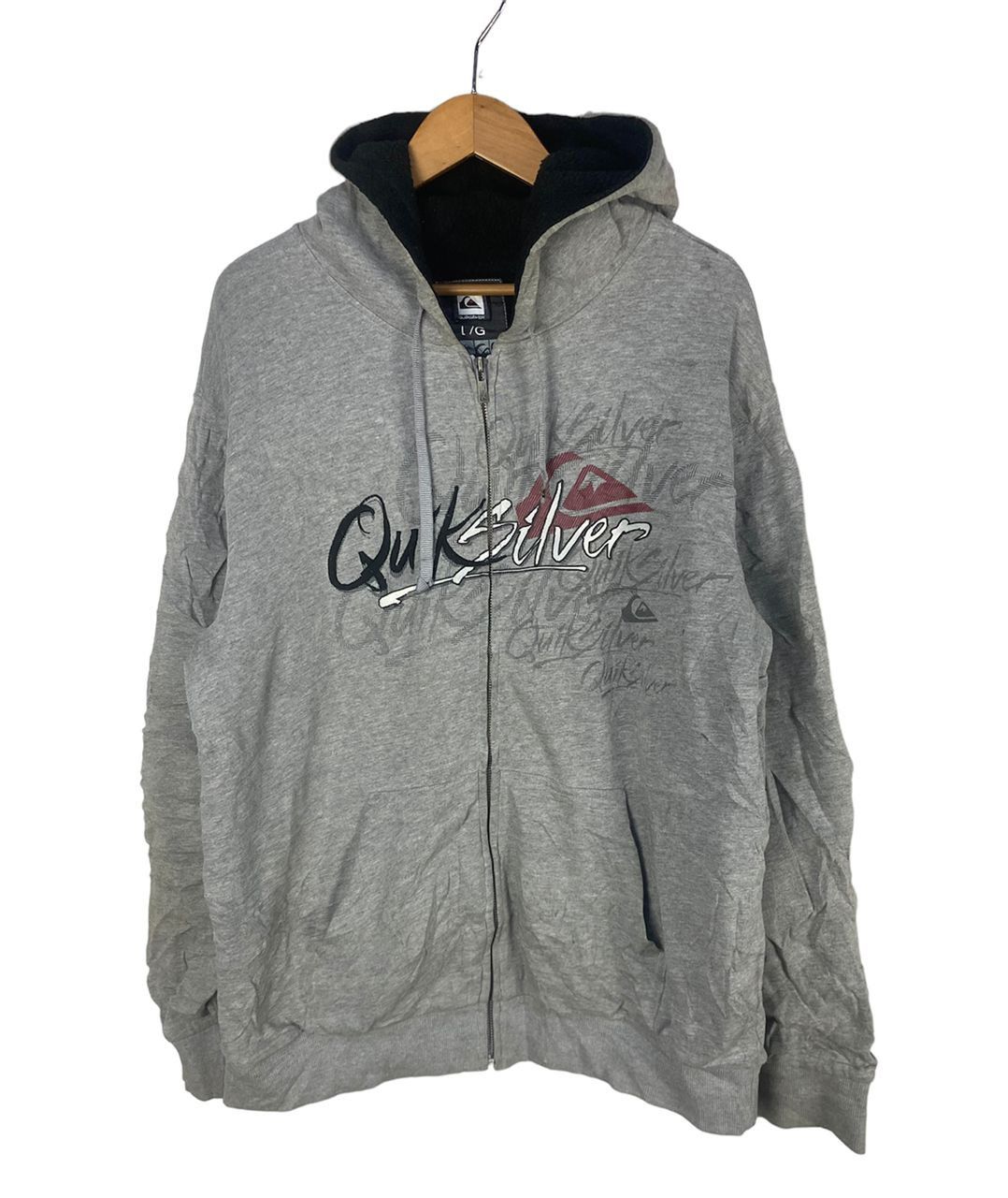 Quiksilver Quicksilver printed zipper hoodie Size US L / EU 52-54 / 3 - 1 Thumbnail