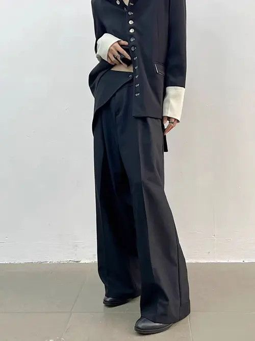 Japanese Brand Fujimori x Hori Black retro wrap pants trousers Size US 32 / EU 48 - 2 Thumbnail