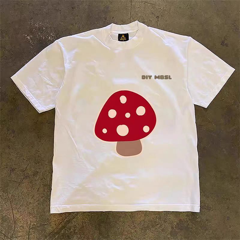 Vintage Casual retro mushroom print t-shirt Size US M / EU 48-50 / 2 - 1 Thumbnail