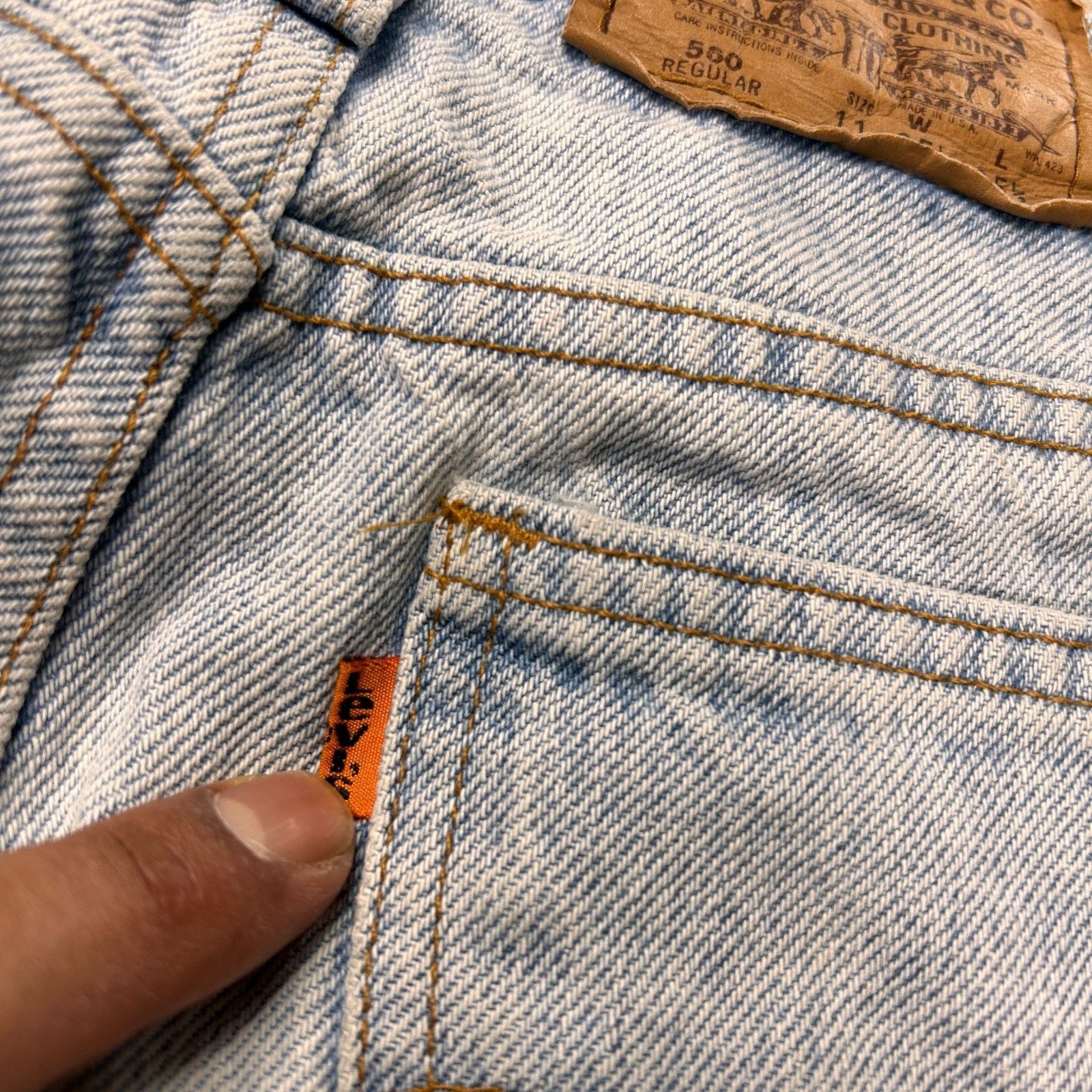 Levi's Levi's 560 VTG Jeans Womens 11 Blue Denim Cotton 1993 Size 26" / US 2 / IT 38 - 10 Thumbnail