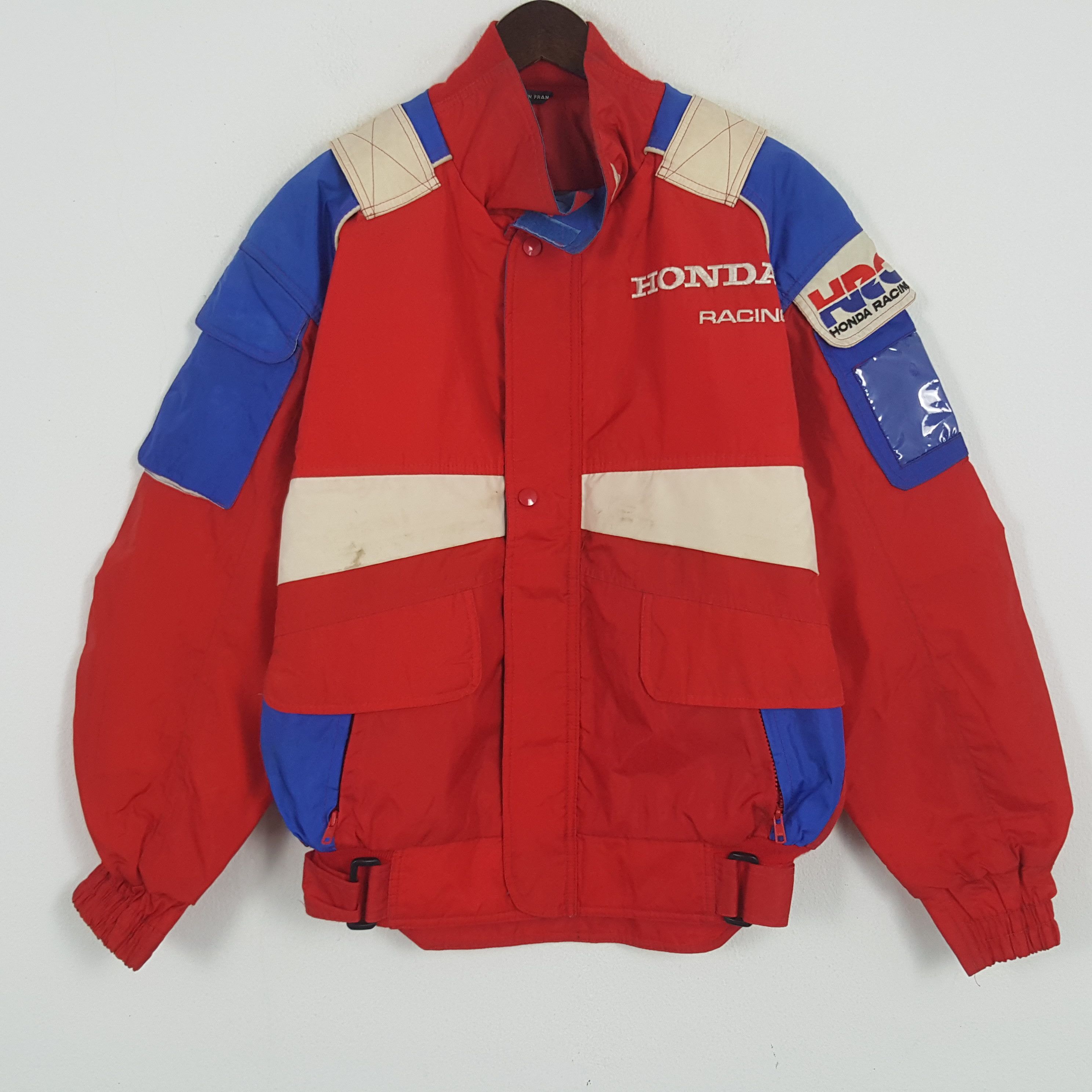 Honda × Vintage Vintage Honda Racing Accelere Metz Bikers Jacket Size US L / EU 52-54 / 3 - 3 Thumbnail