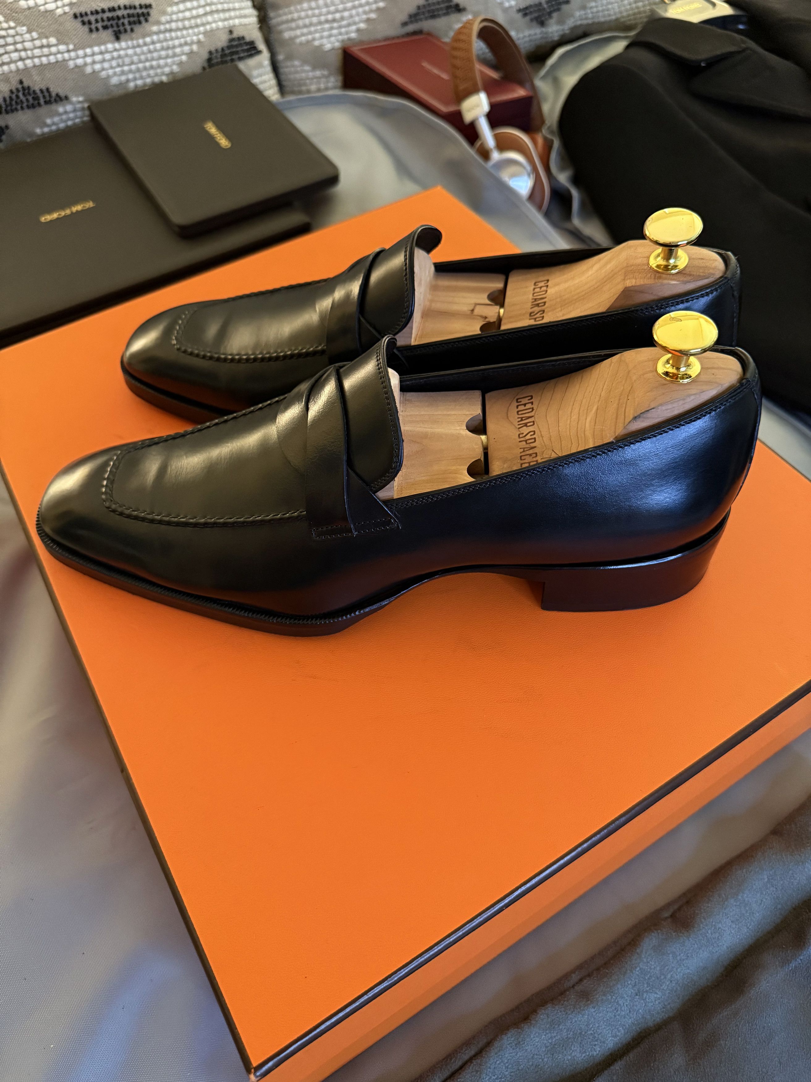 Tom Ford Best Dressed Rare Tall Heel $2,180 Twisted Band Loafers Size US 10 / EU 43 - 14 Thumbnail