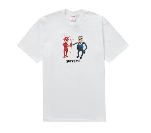 image of Supreme Business Tee White (), Men's (Size Large)