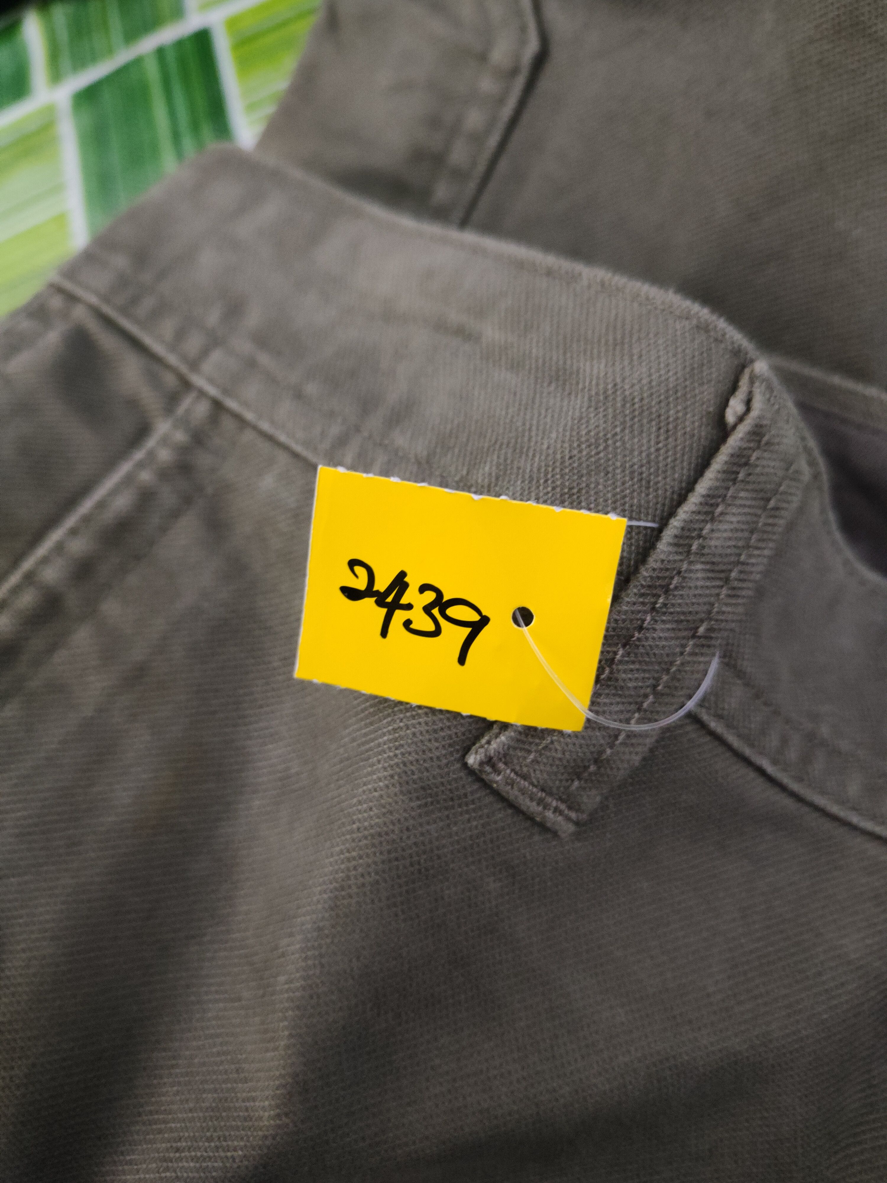 Vintage DL Petit Bonheur Inattendu Army Green Cargo Pants #2439 Size US 31 - 15 Thumbnail