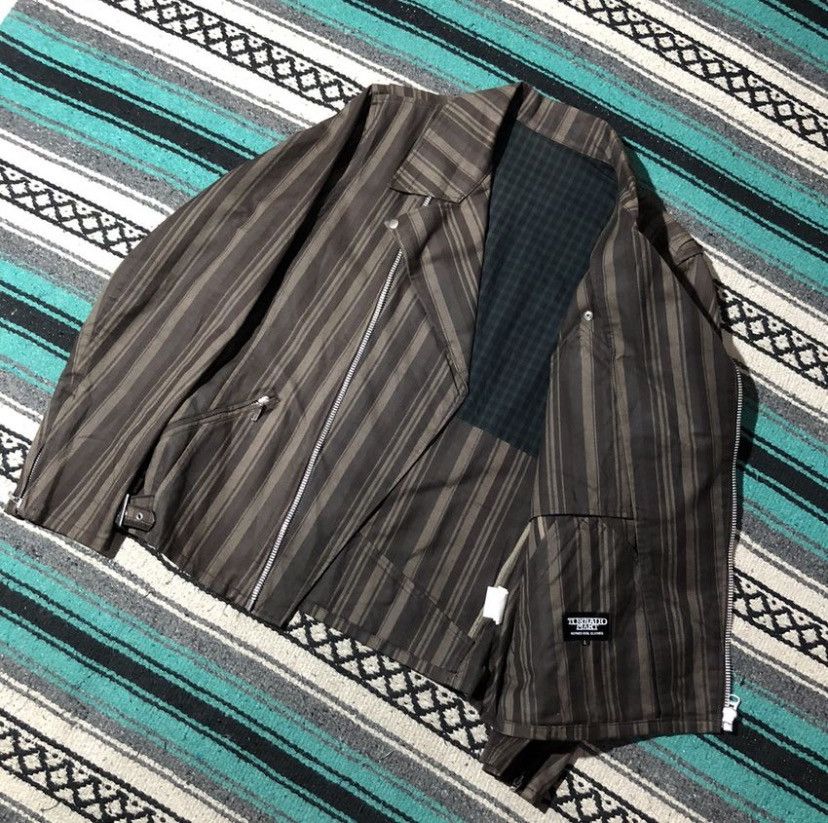 Tornado Mart 2000s Tornado Mart - Perfecto Biker Canvas Jacket Size US L / EU 52-54 / 3 - 4 Thumbnail