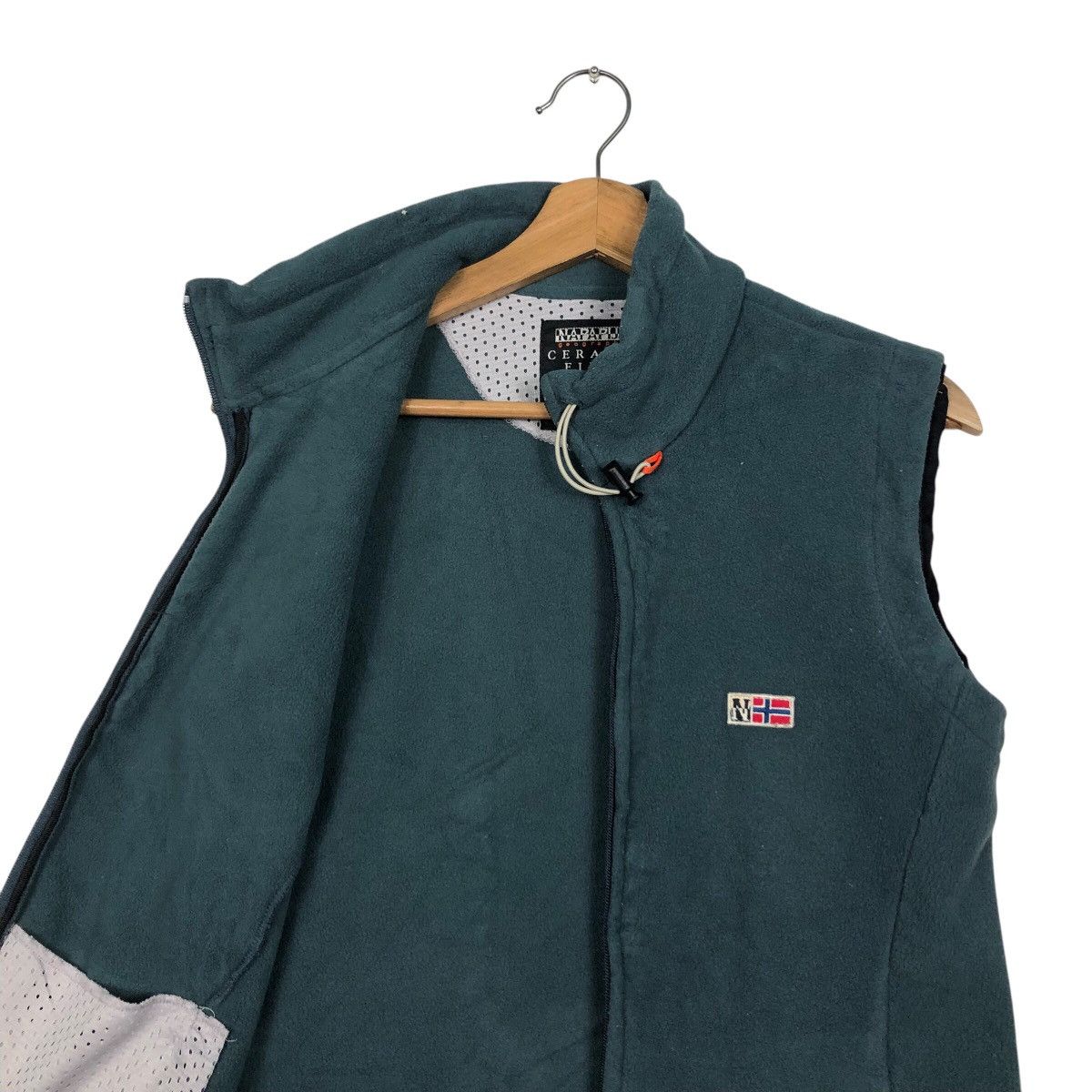Japanese Brand 📌Vintage Fleece Sherpa Vest Jacket Napapijri Size US S / EU 44-46 / 1 - 13 Thumbnail
