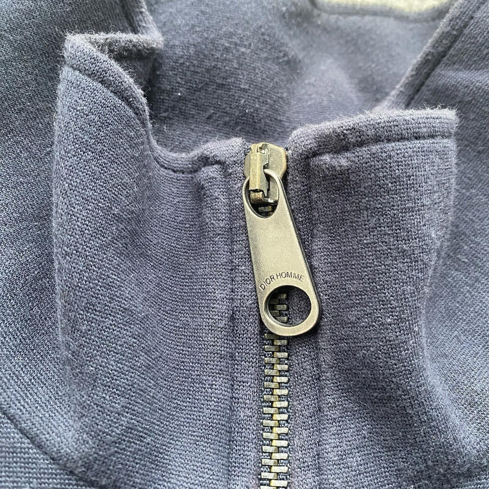 Dior Dior Homme 1/4 Zip Embroidered Bee Sweatshirt Size 50 Navy Size US M / EU 48-50 / 2 - 3 Thumbnail