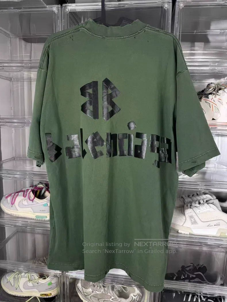 Balenciaga Balenciaga Tape Short Sleeve Size US XS / EU 42 / 0 - 2 Thumbnail