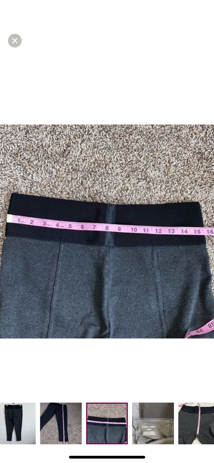 Calvin Klein Calvin Klein large grey ponte pants Size 34" / US 12 / IT 48 - 5 Thumbnail