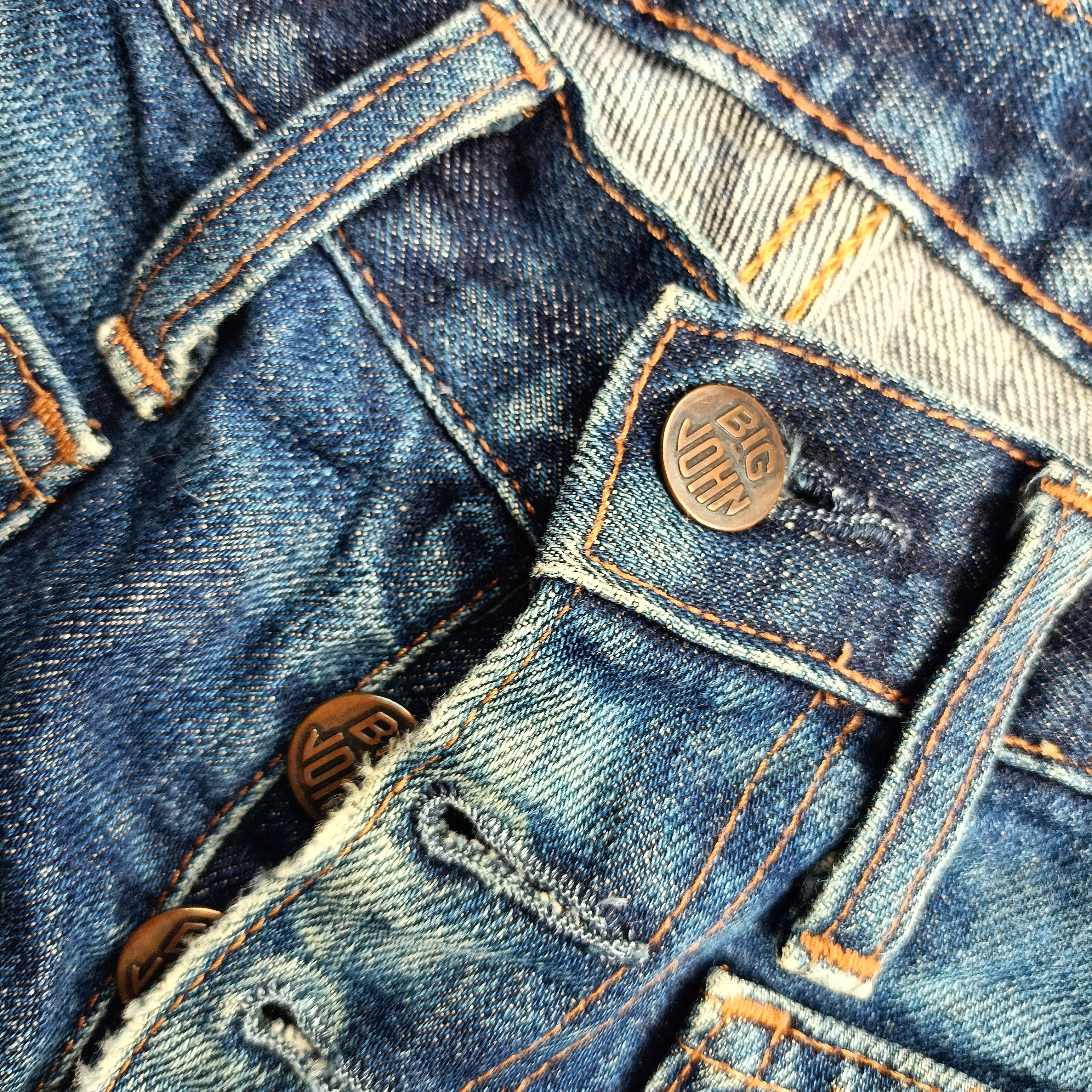 Japanese Brand Distressed boot Cut Vintage Big John Size 29" - 11 Thumbnail