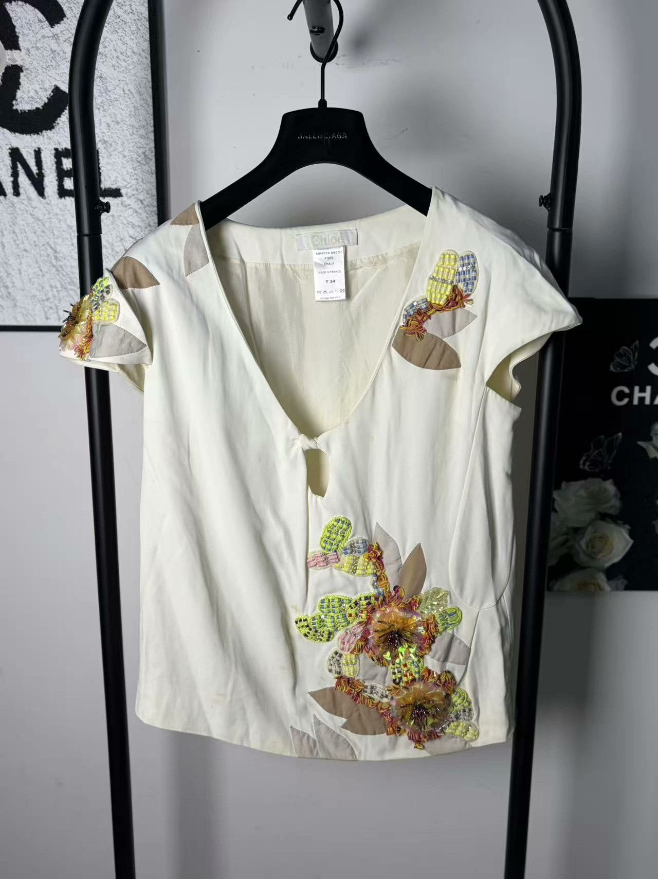 Chloe Chloe White T-Shirt M Women Size M / US 6-8 / IT 42-44 - 1 Thumbnail