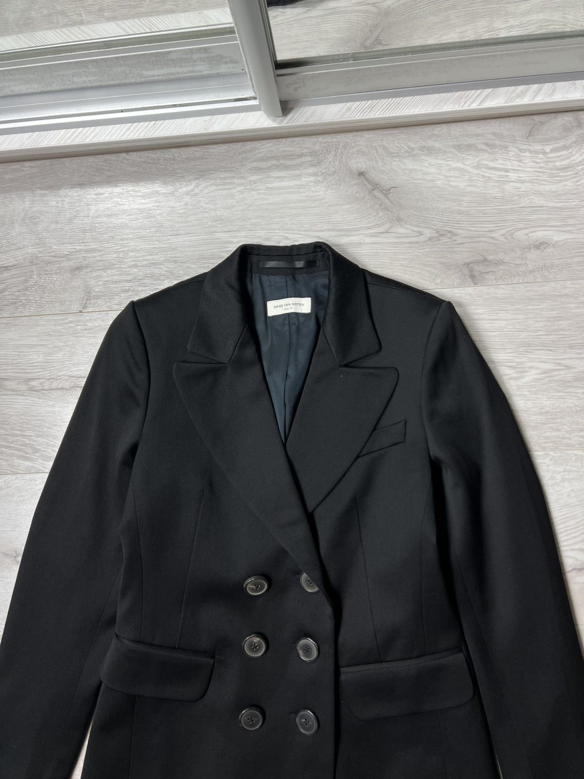 Dries Van Noten Dries Van Noten Double Breasted Blazer Wool & Cotton Size 36 Size S / US 4 / IT 40 - 2 Thumbnail