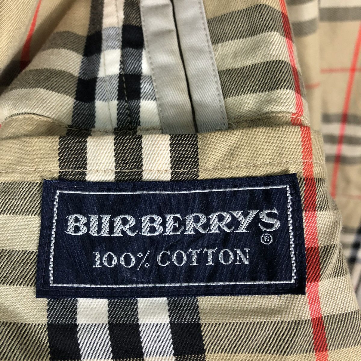 Burberry 🔥VINTAGE BURBERRYS MADE IN ENGLAND LONG JACKET NOVA CHECK Size US M / EU 48-50 / 2 - 18 Thumbnail