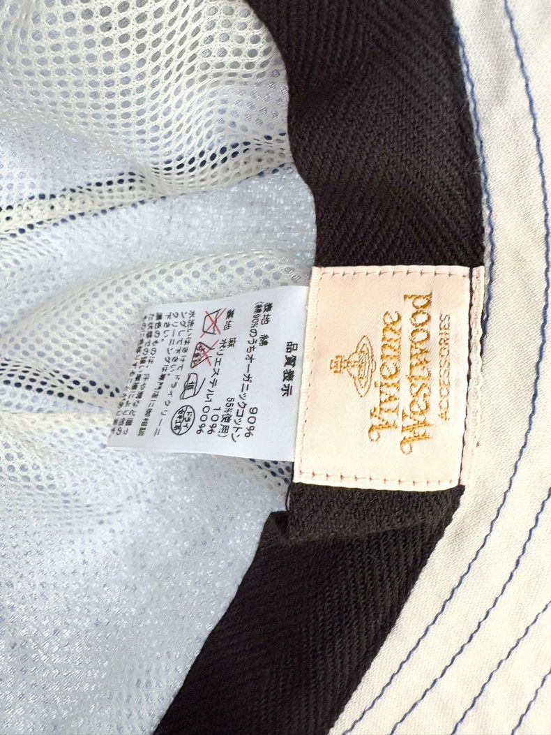 Vivienne Westwood Vivienne Westwood Used denim blue Saturn embroidered bowbo Size ONE SIZE - 8 Thumbnail