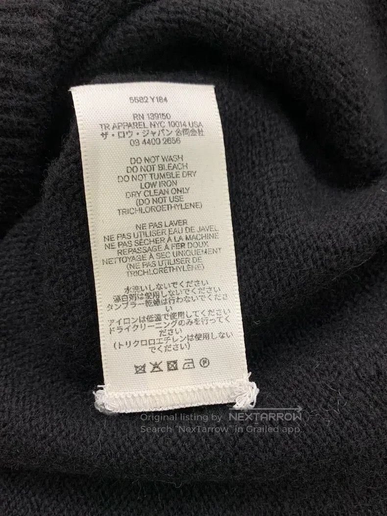 The Row The Row Black crewneck wool cashmere sweater Size XS / US 0-2 / IT 36-38 - 6 Thumbnail