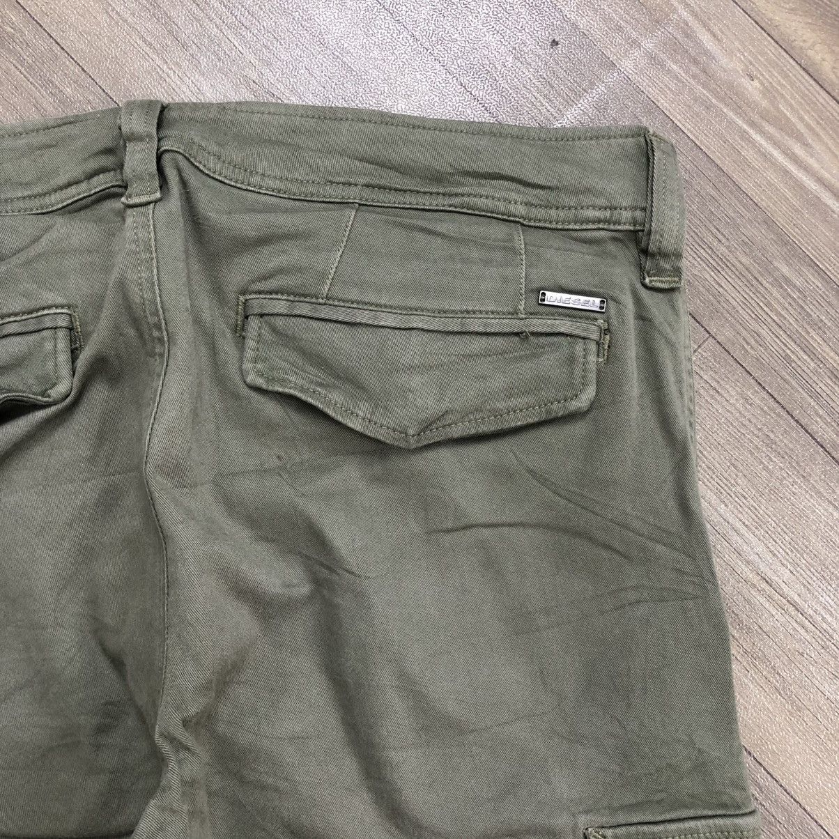 Diesel 2000s Diesel Industry OG Military Cargo Pants Size US 34 / EU 50 - 17 Thumbnail