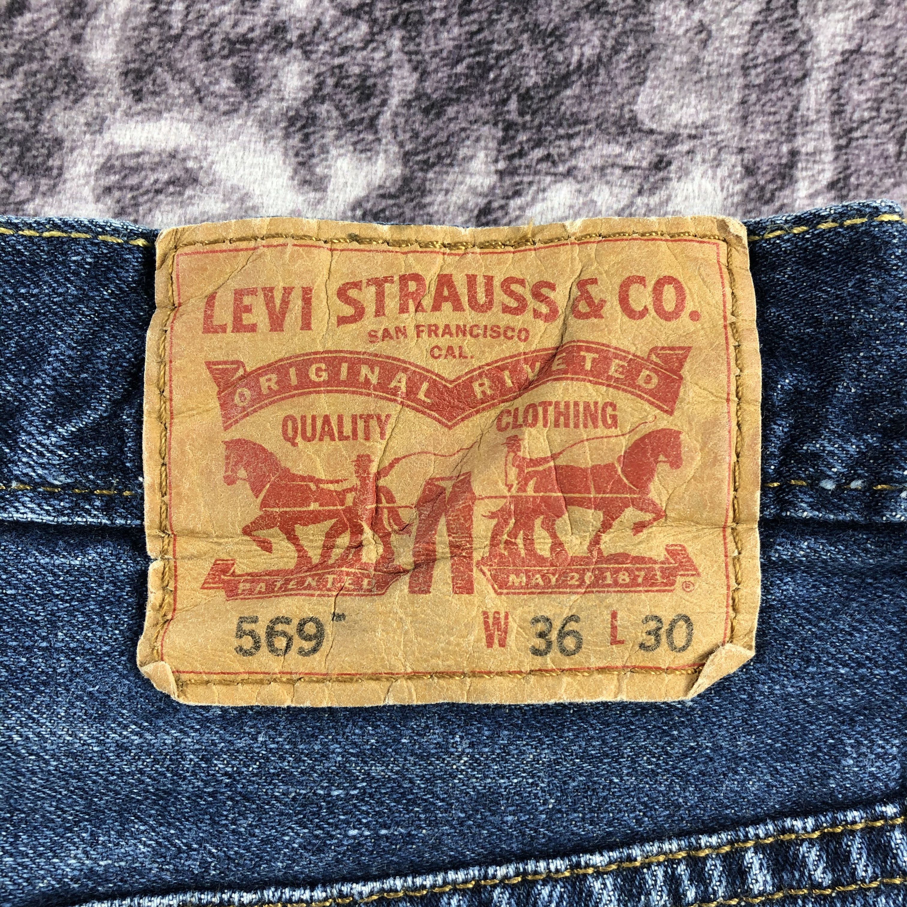 Levi's × Vintage Vintage Blue Wash Levis 569 Jeans-JM3069 Size US 37 - 6 Thumbnail