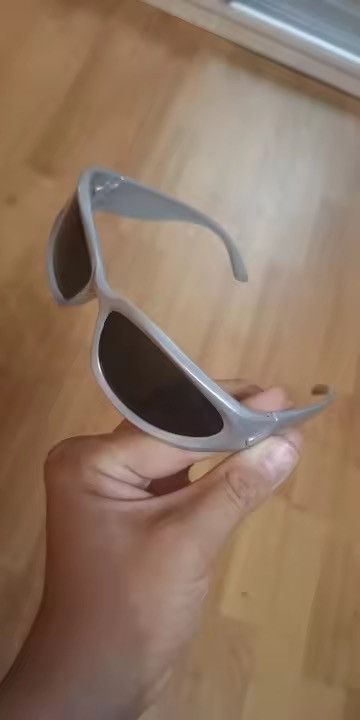 Japanese Brand Vtg Y2k Avant Garde Futuristic Sunglasses Black Unisex OS Size ONE SIZE - 3 Thumbnail