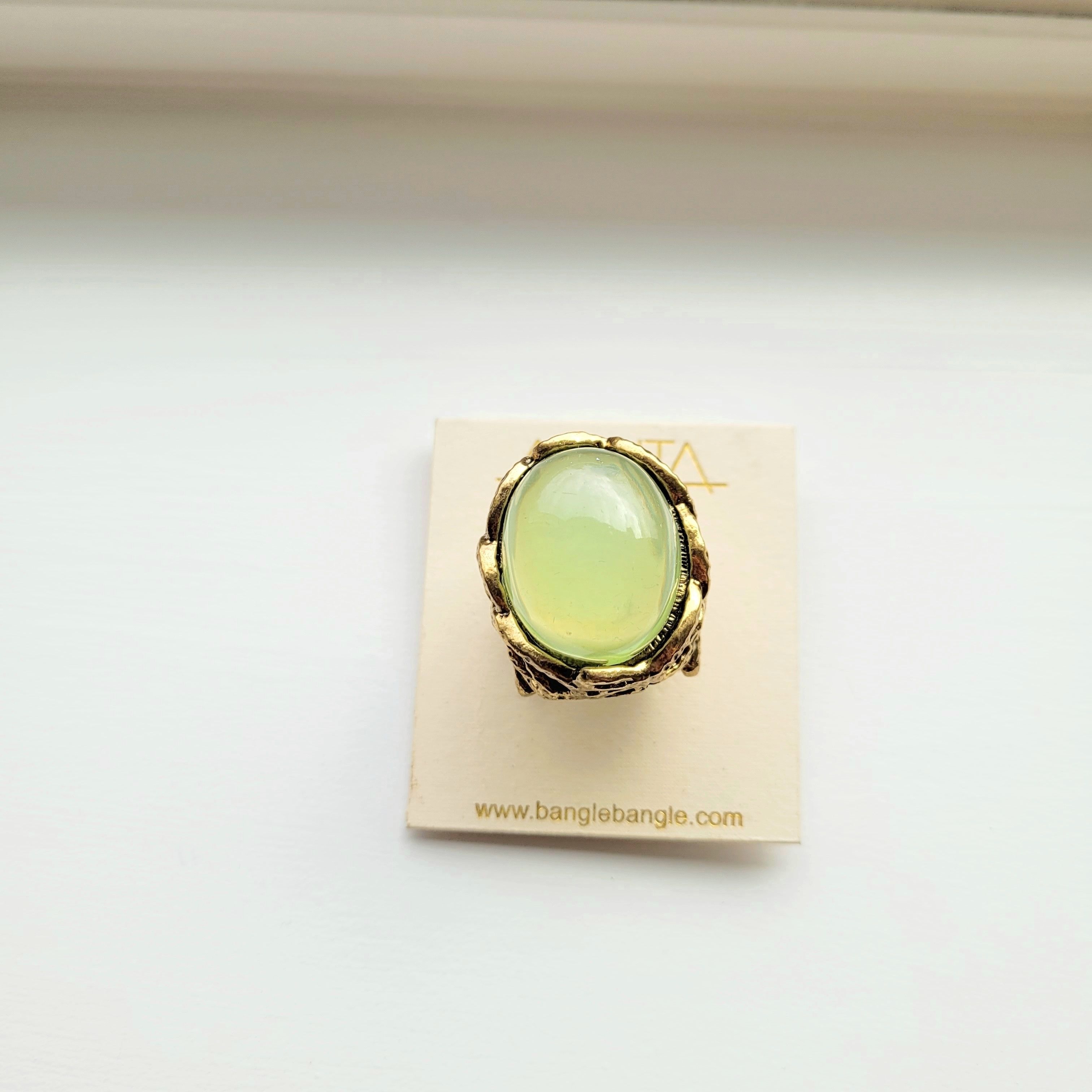Vacation Amrita Singh Bridgehampton Oval Gold-Tone Statement Ring Size ONE SIZE - 3 Thumbnail