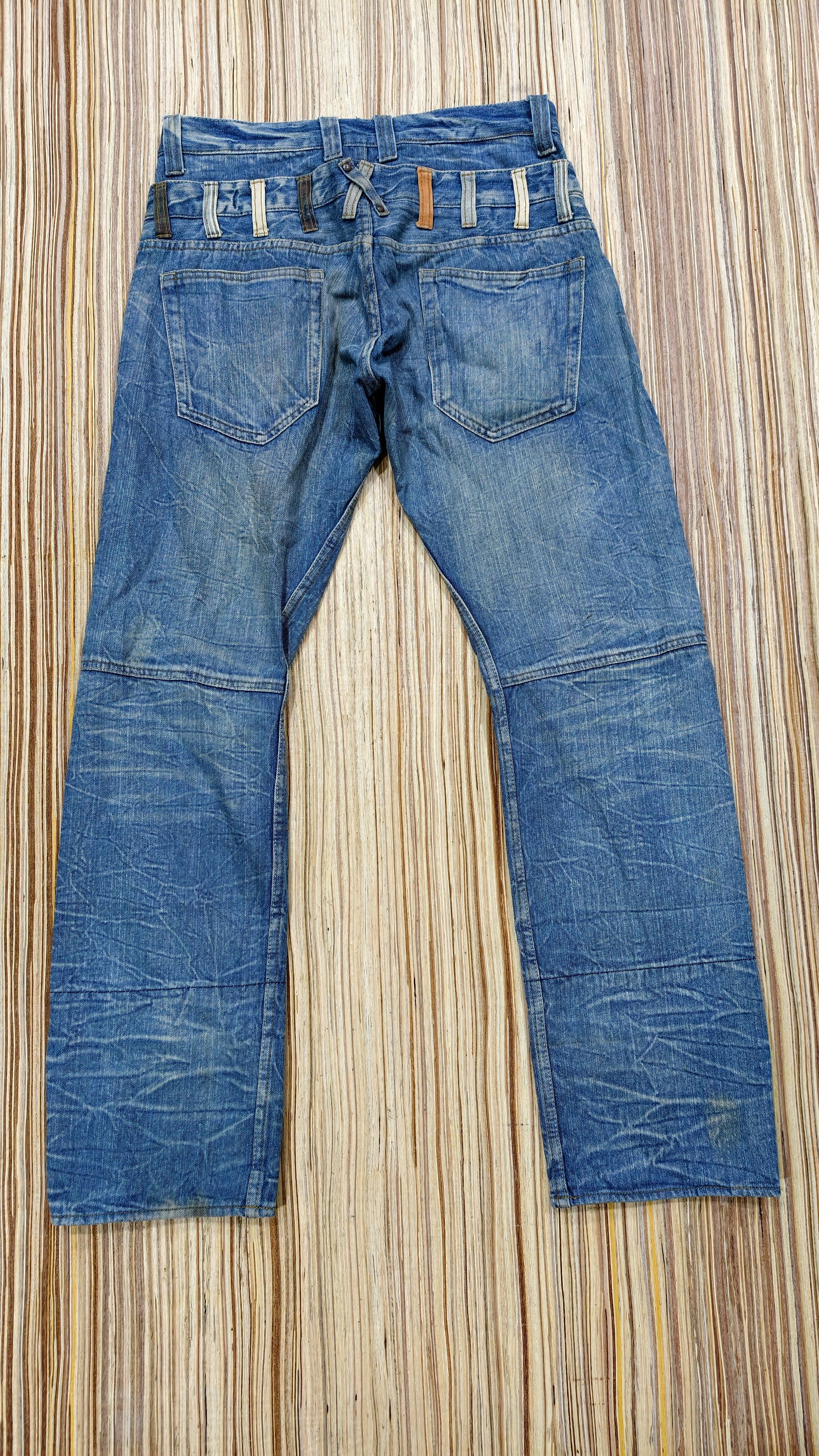 Japanese Brand Exit double waist jeans Size US 32 / EU 48 - 4 Thumbnail
