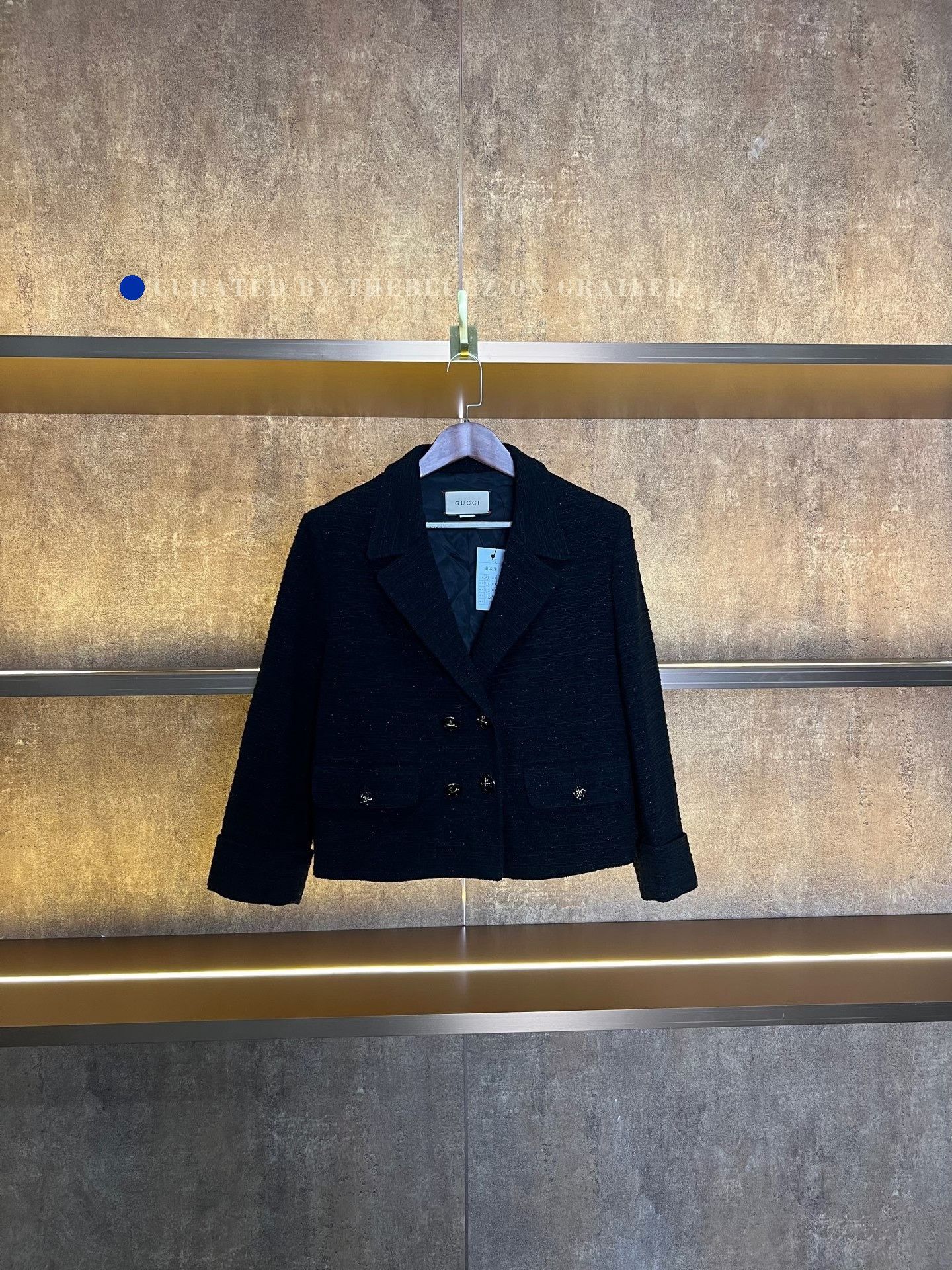 Gucci Gucci Short Wool Blazer Size S / US 4 / IT 40 - 1 Thumbnail