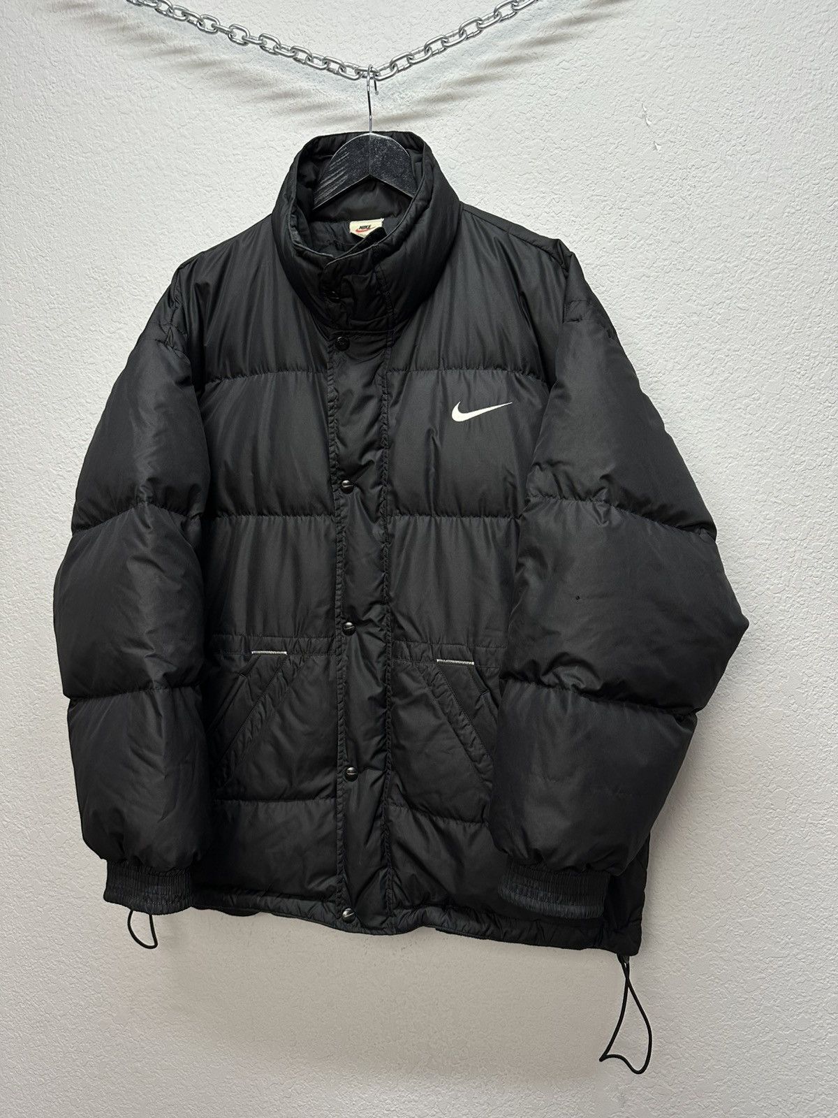 Nike Rare 90’s Vintage Nike Down Puffer Jacket Big Swoosh Logo Size US M / EU 48-50 / 2 - 7 Thumbnail