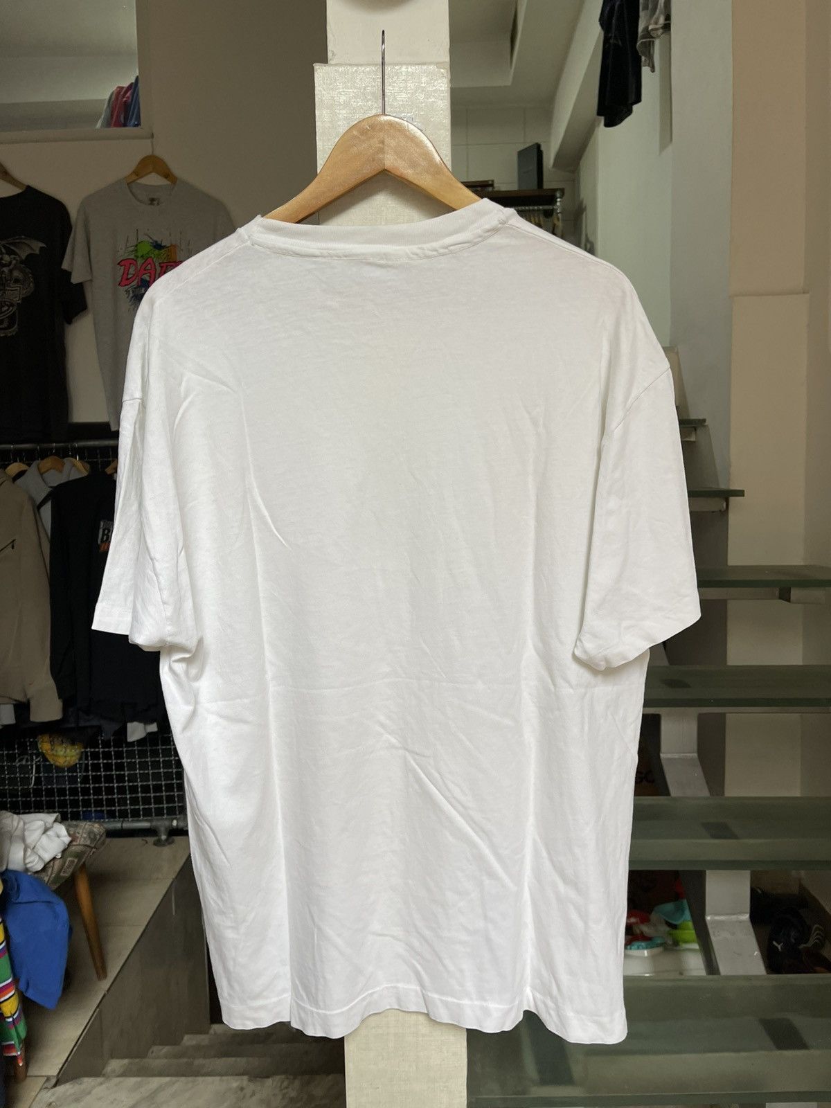 Vintage Vintage Blank Hanes Beefy T t shirt white early 90s Size US XL / EU 56 / 4 - 3 Thumbnail