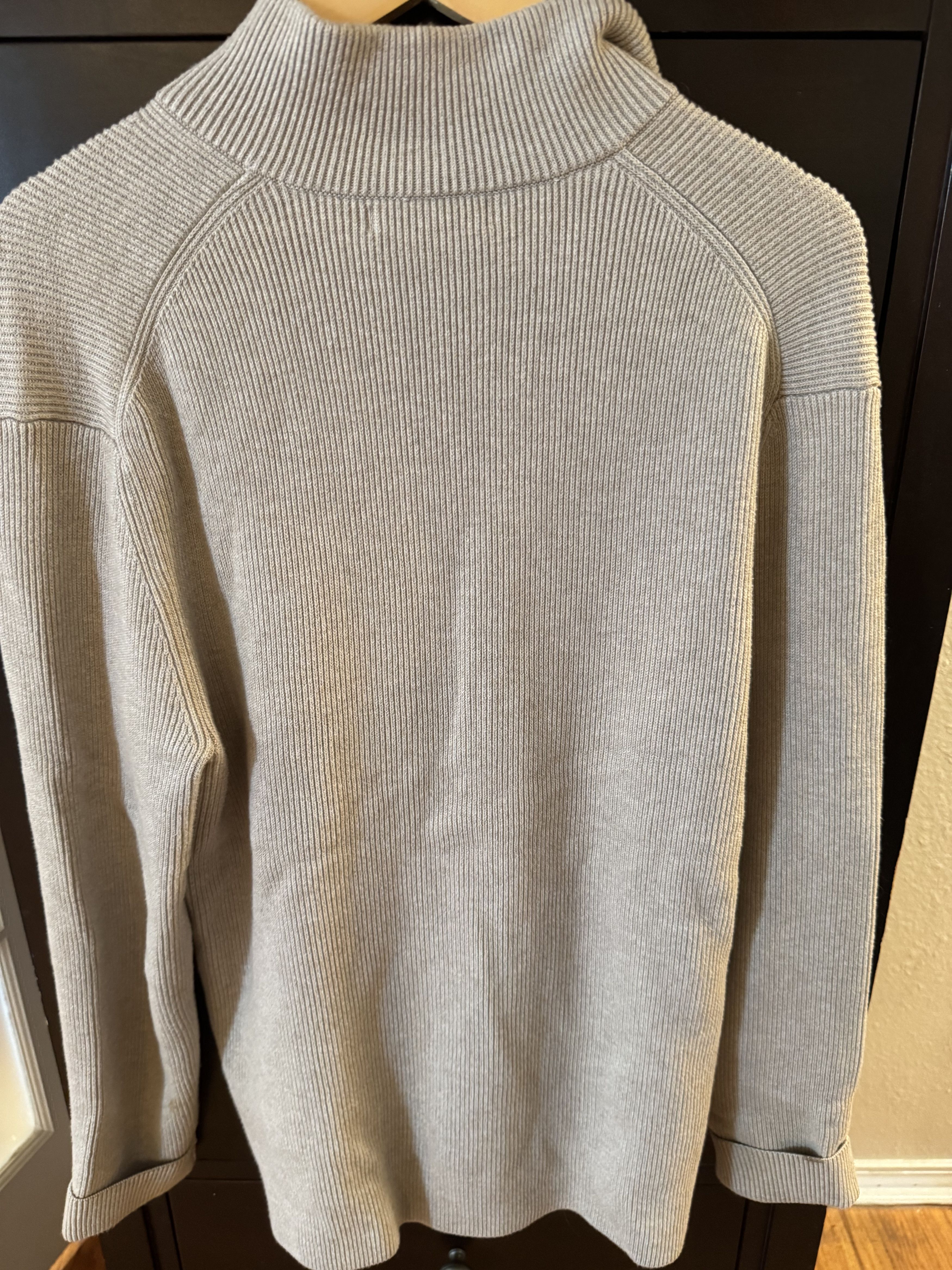 Banana Republic Banana Republic Light Brown Zip Up Sweater. US L Size US L / EU 52-54 / 3 - 5 Thumbnail