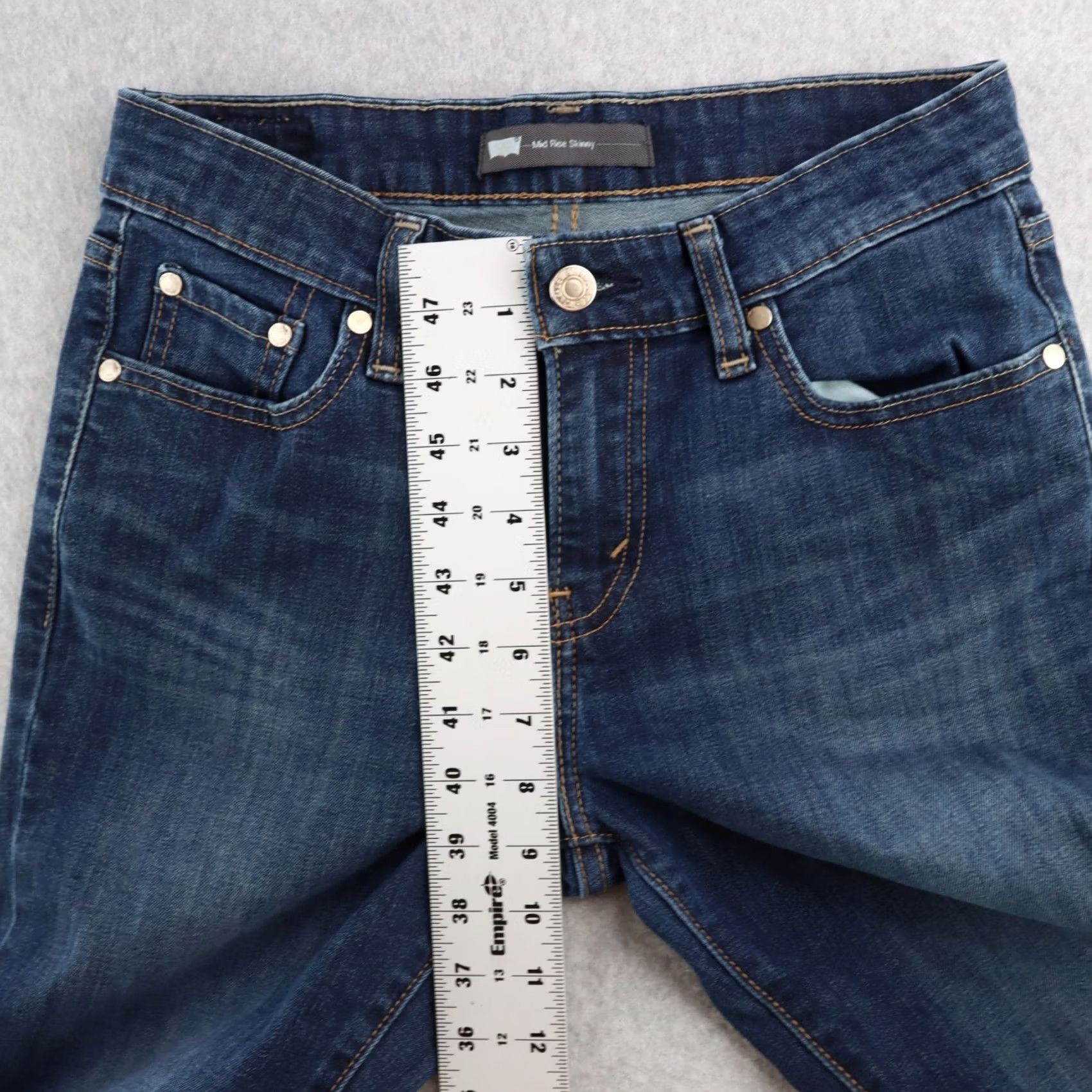 Levi's Levi’s Skinny Jeans Women Size 27 Medium Wash Stretch Size 32" / US 10 / IT 46 - 6 Thumbnail