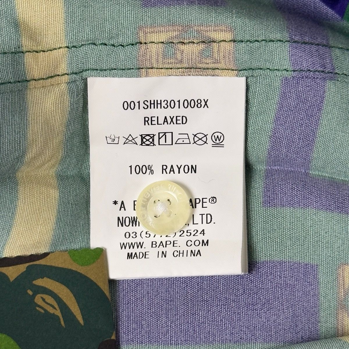 Bape Bape Double Ape Head Relaxed Shirt Green 2021 Size US S / EU 44-46 / 1 - 13 Thumbnail