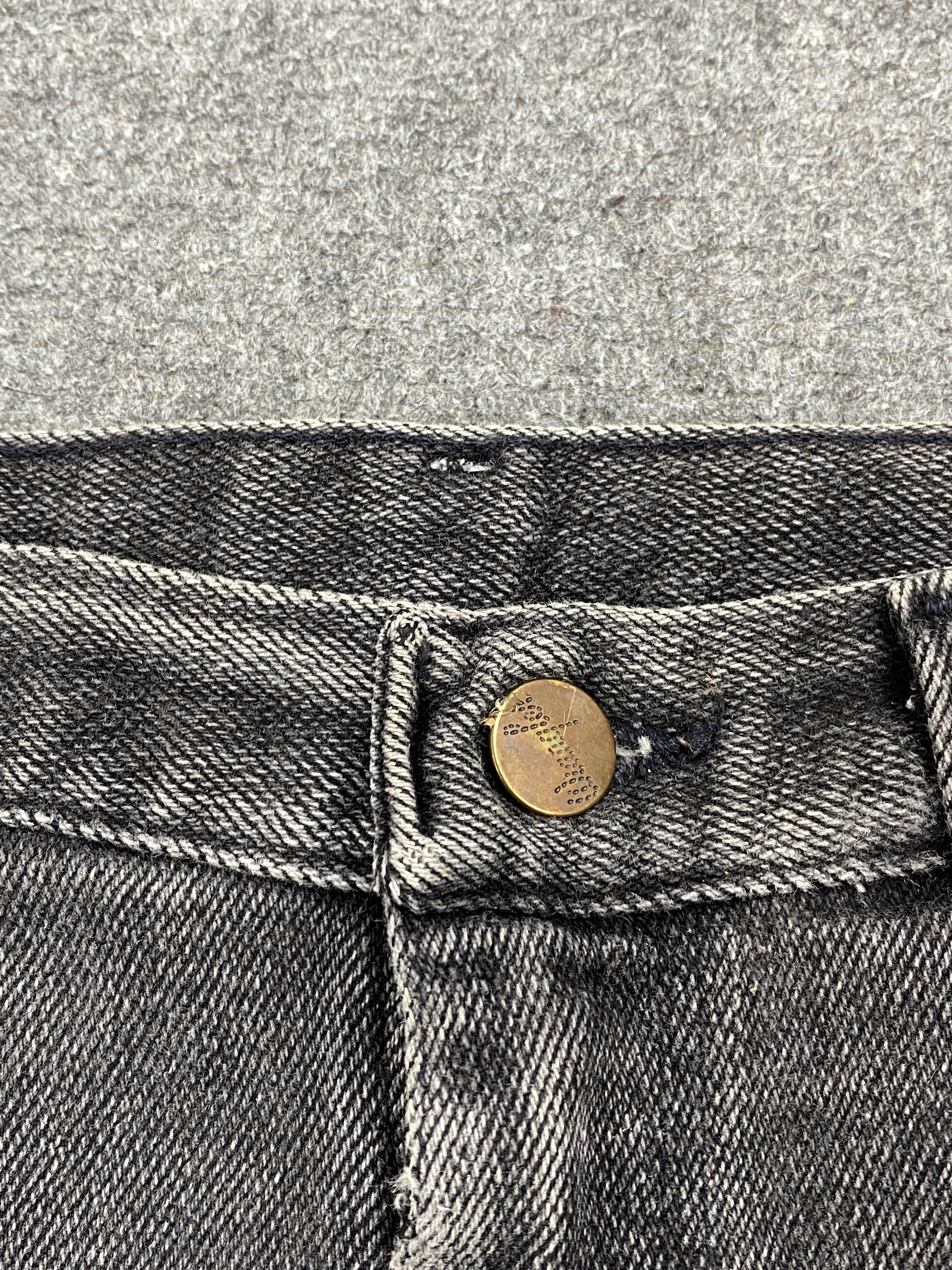 Vintage × Wrangler Vintage Wrangler Faded Black Bootcut Denim Jeans Size US 31 - 8 Thumbnail