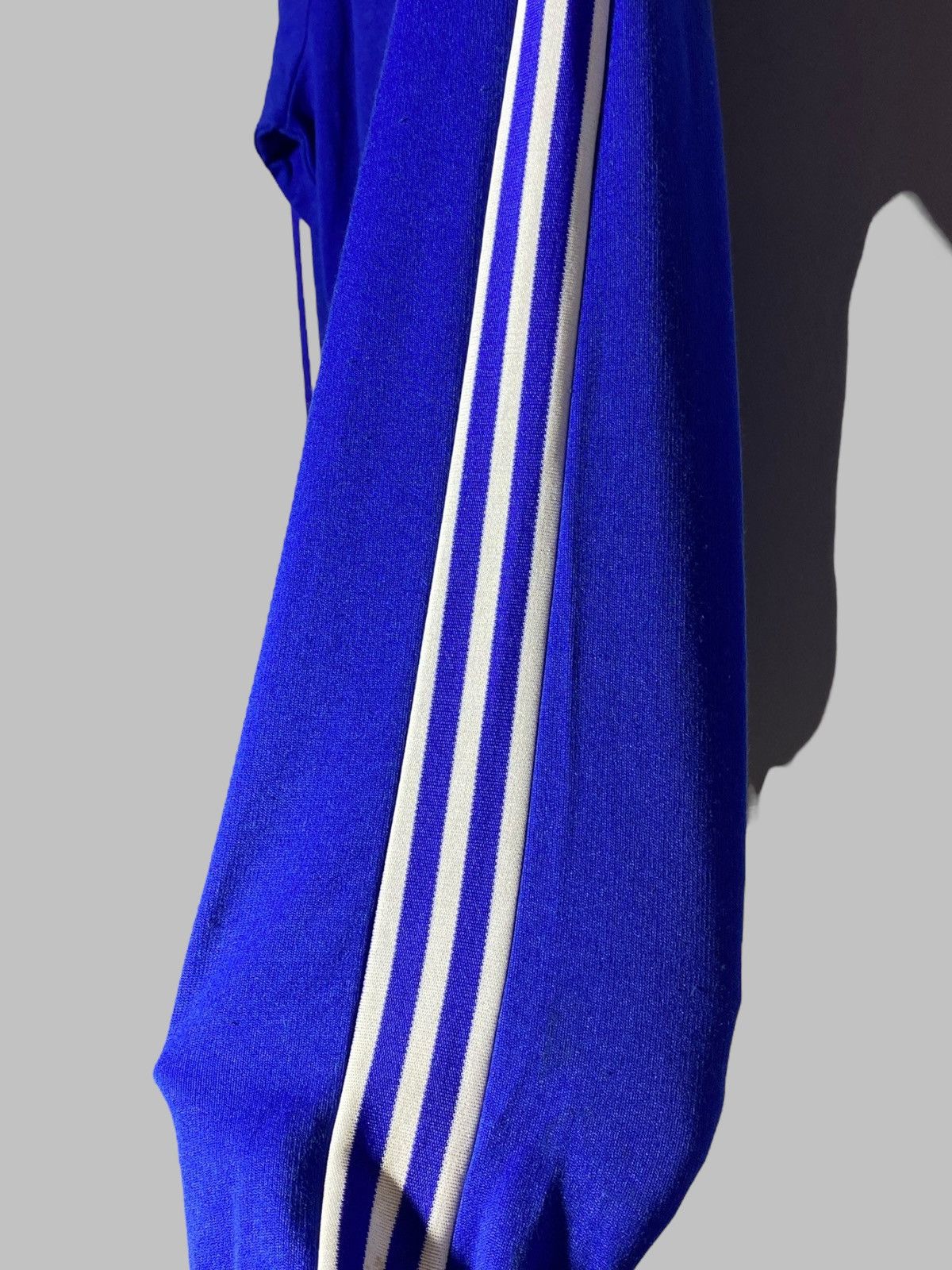 Vintage 🔥 ADIDAS 80S TRACK JACKET RETRO BLUE RAVE VINTAGE DRIP Size US XXL / EU 58 / 5 - 16 Thumbnail