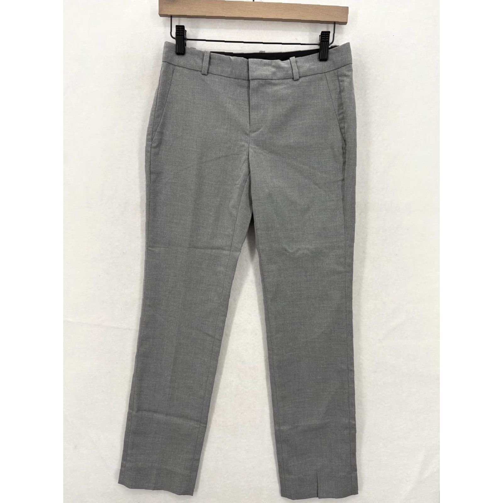 Banana Republic Banana Republic Ryan Pants Womens 0P Gray Mid Rise Slim Straight Dress Office Pants Womens 0P Gray Business Workwear Mens? Size 25" / US 0 / IT 36 - 2 Thumbnail