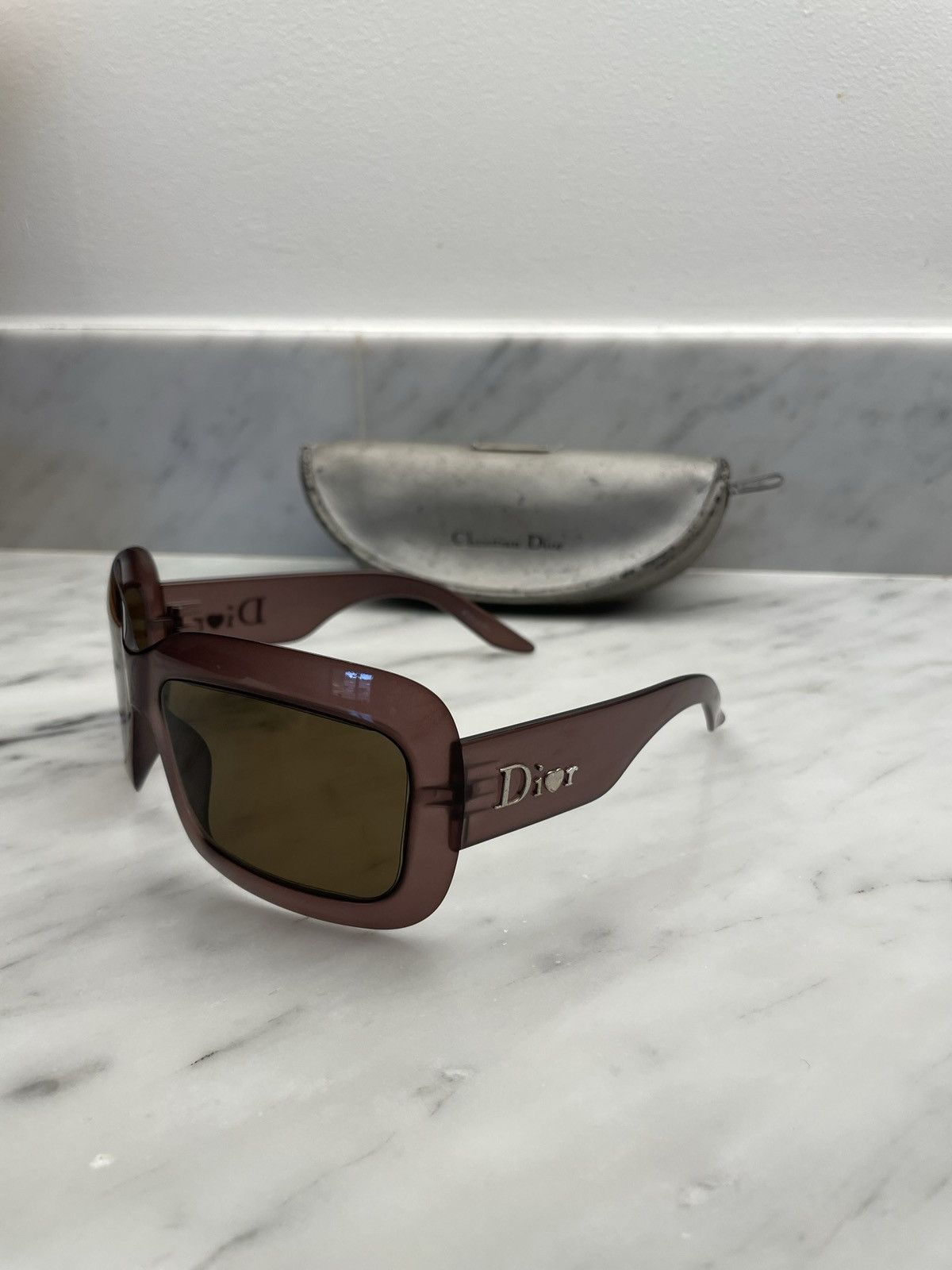 Dior Dior Xtralight 🔥 sunglasses beige with logo heart Size ONE SIZE - 1 Thumbnail