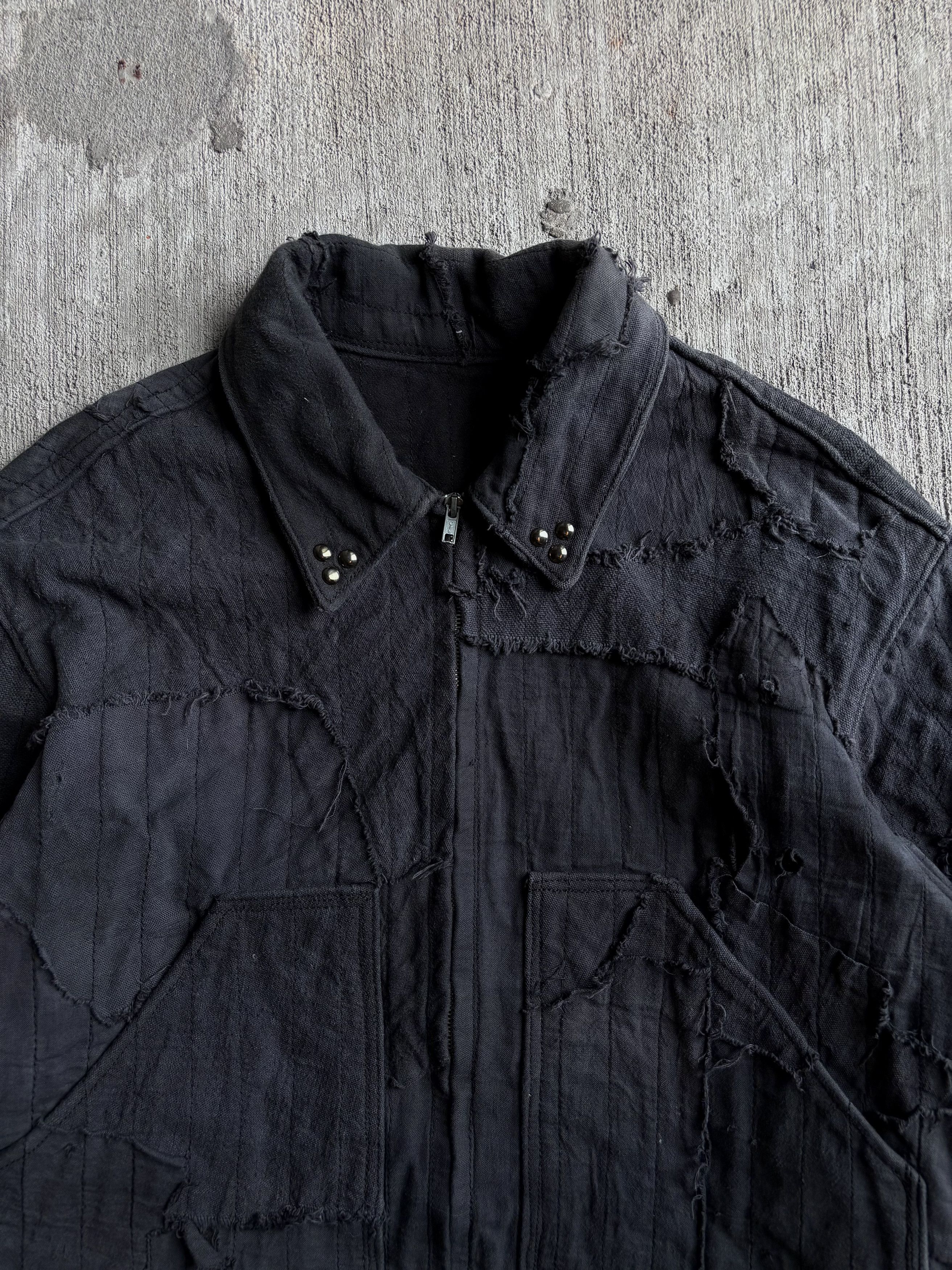 Other 1:1 Overdyed Black 'Crust' Workwear Jacket By David Turner Size US L / EU 52-54 / 3 - 5 Thumbnail