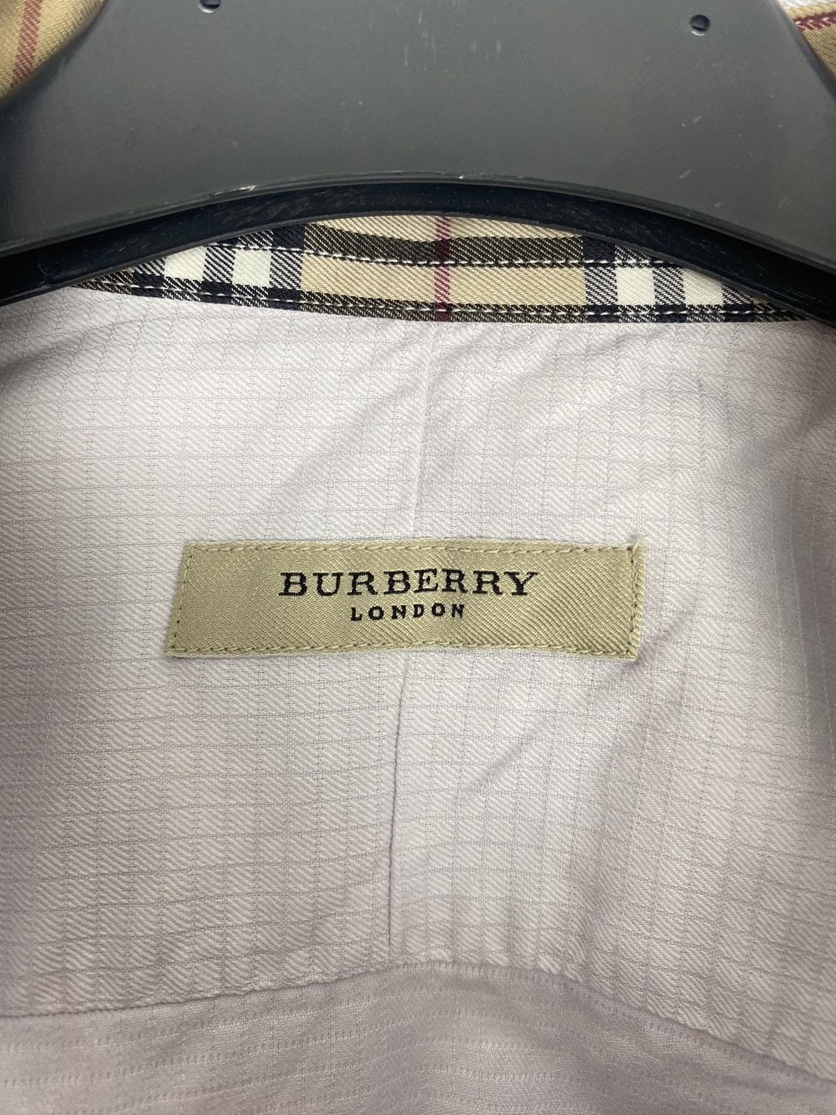 Burberry × Vintage Burberry London Shirt French Cuff 15 nova check collar y2k Size US L / EU 52-54 / 3 - 2 Thumbnail