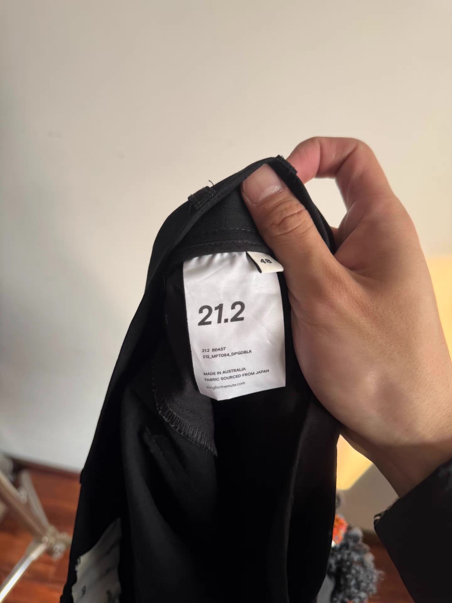 Song For The Mute Song for the Mute SFTM Wool Trousers Q17 Size US 36 / EU 52 - 4 Thumbnail