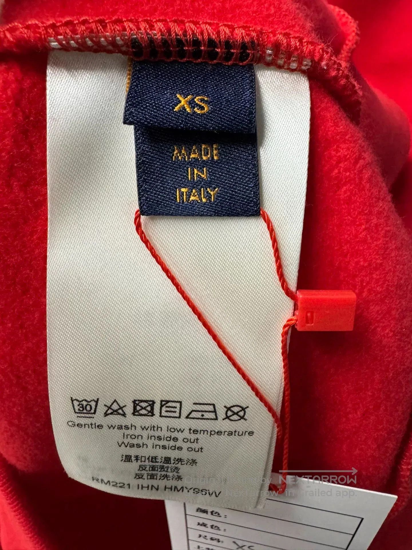 Louis Vuitton Louis Vuitton Red Pullover Sweater XS. Size XS / US 0-2 / IT 36-38 - 3 Thumbnail