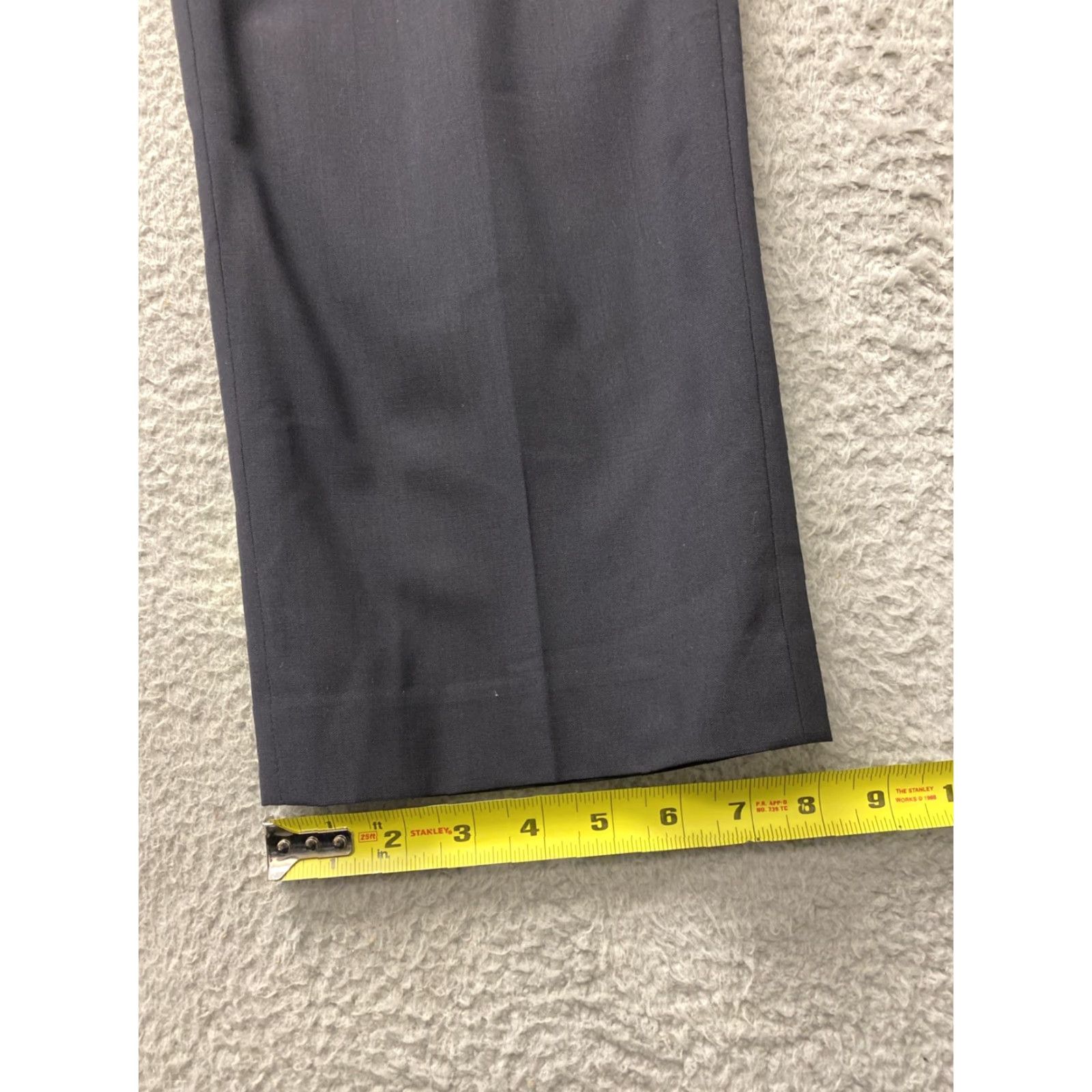 Bonobos Bonobos Dress Pants Men 38x32 Dark Navy Wool /0221 Dress Pants Bonobos Mens 38x32 Straight Front Flat Pockets Wool Formal Casual Business Season All Size US 38 / EU 54 - 5 Thumbnail