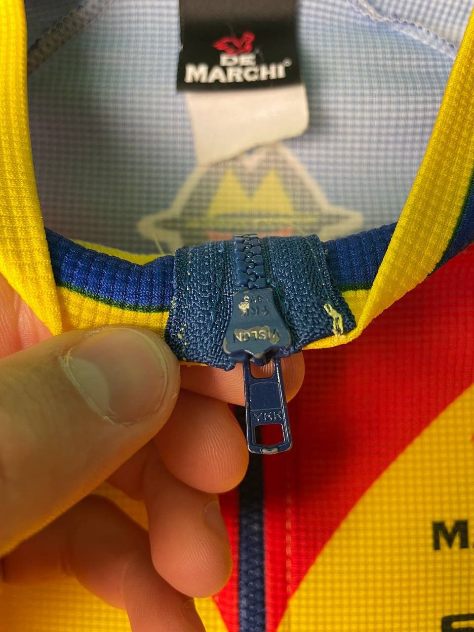 Japanese Brand RARE De Marchi Cycling Jersey Shimano Subaru Made In Italy Size US M / EU 48-50 / 2 - 4 Thumbnail