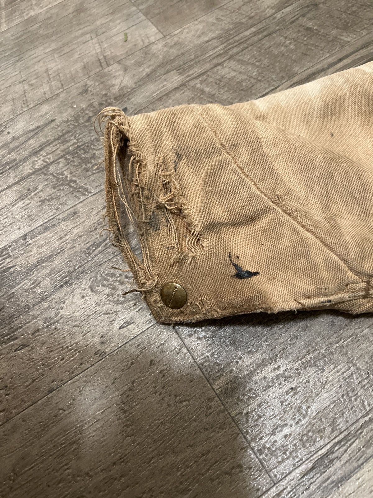 Carhartt × Vintage Thrashed 90’s Vintage Carhartt Detroit Jacket Size US S / EU 44-46 / 1 - 5 Thumbnail
