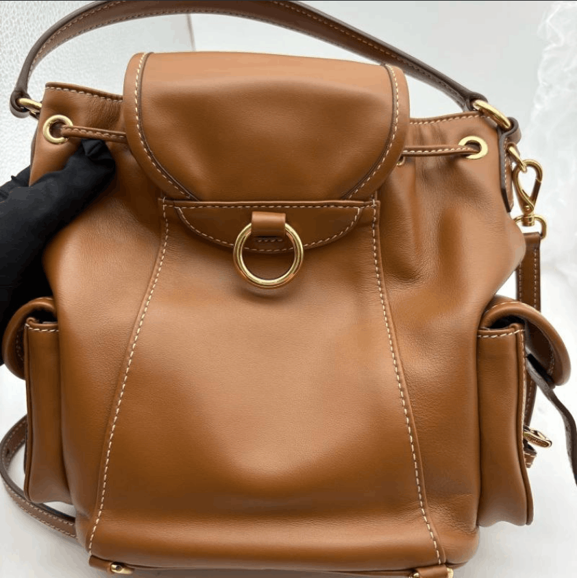 Miu Miu Miu Miu Calfskin Backpack with Engraved Logo Size ONE SIZE - 9 Thumbnail