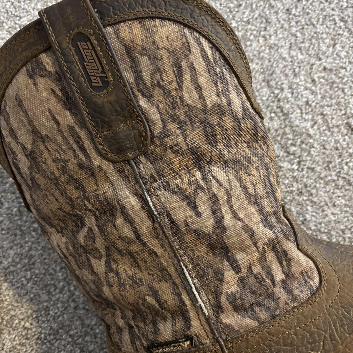 Mossy Oaks Rocky Mossy Oak Brown/Camo Waterproof Western Cowboys Boots Size US 11.5 / EU 44-45 - 3 Thumbnail