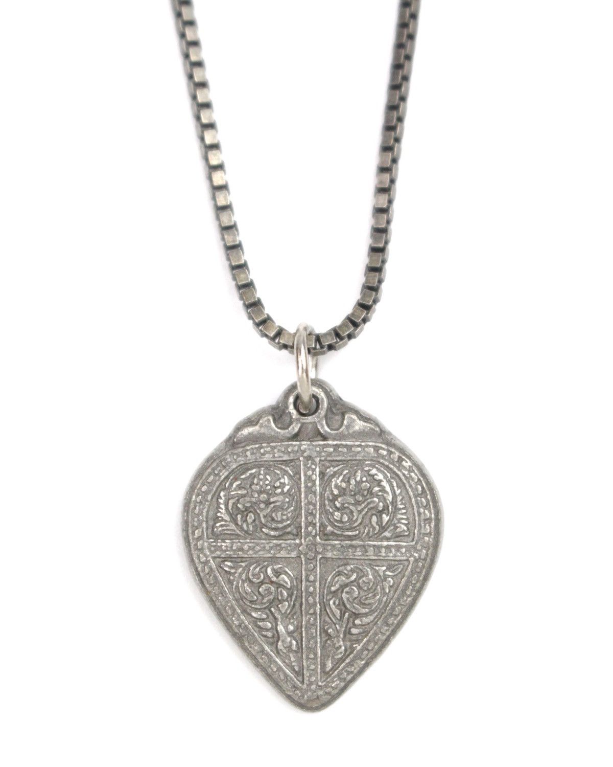Hysteric Glamour 1990S ROYAL SELANGOR PEWTER ARABESQUE MEDALLION NECKLACE Size ONE SIZE - 1 Thumbnail